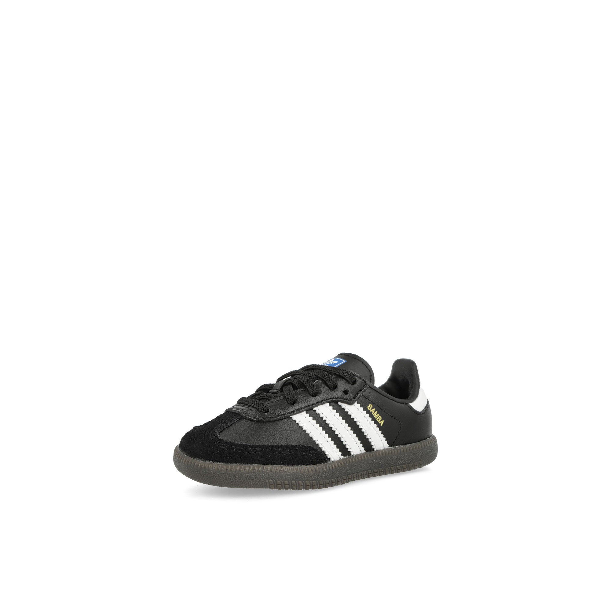 adidas Samba OG EL Infants Core Black / Footwear White / Gum Low Top Sneakers Close Up | Overkill
