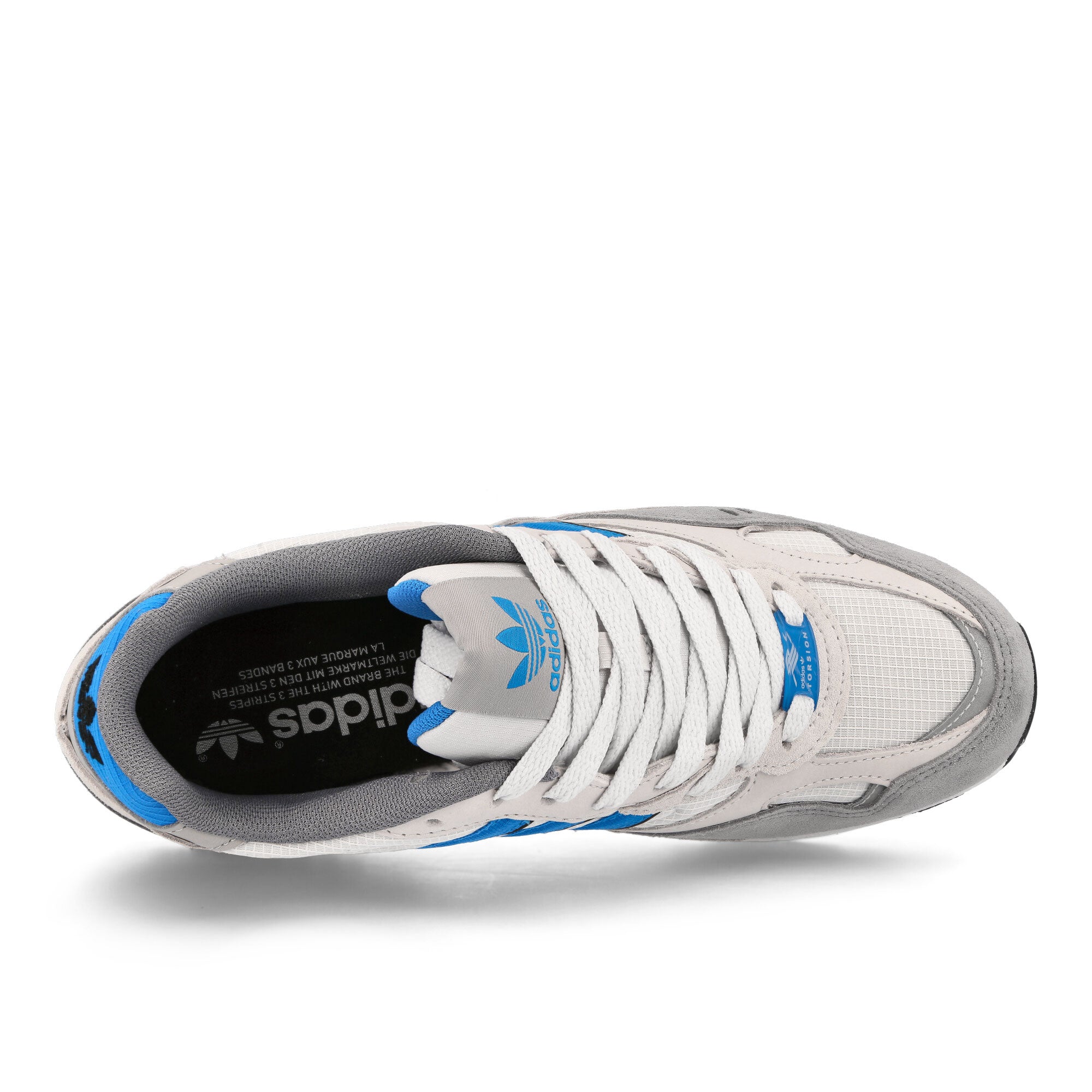 adidas Torsion Super Crystal White-Bright Blue-Grey One Low Top Sneakers Detailfoto | Overkill