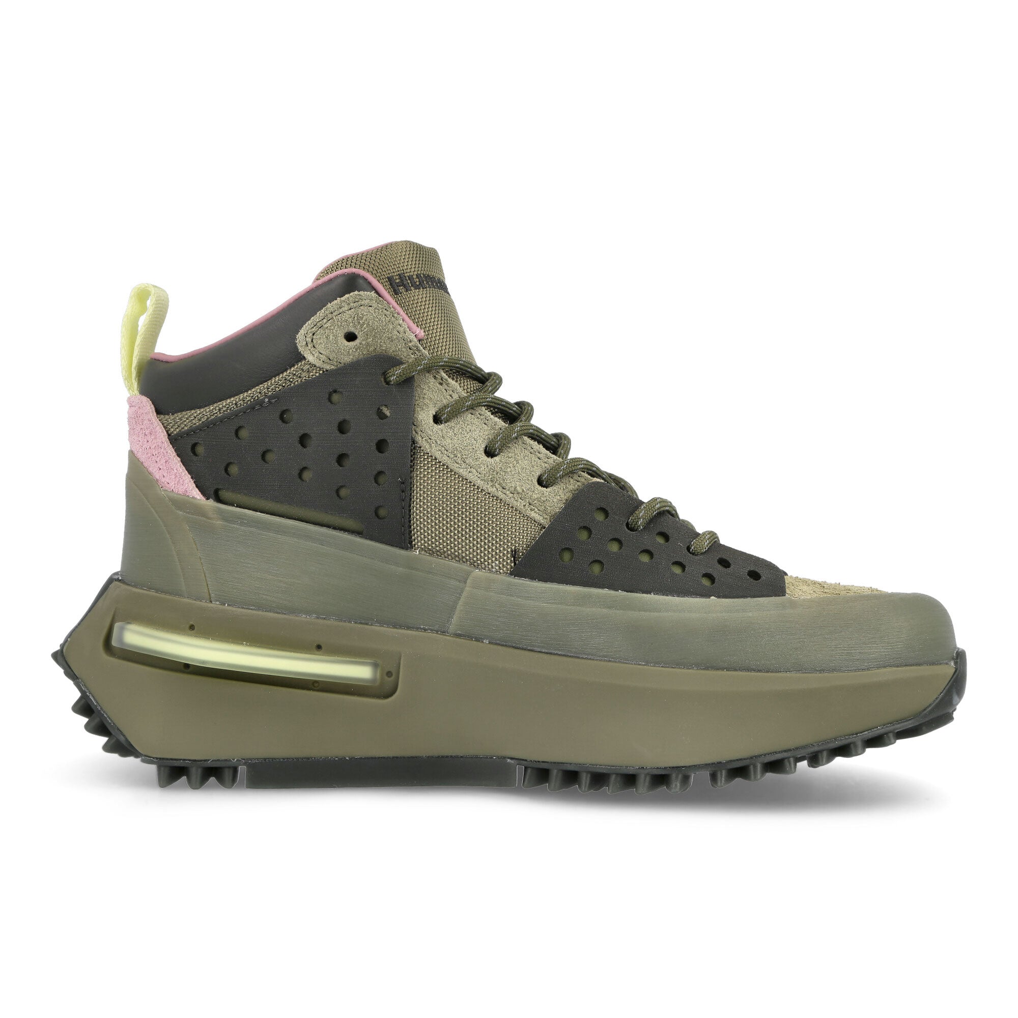 adidas Pharrell Williams x adidas Humanrace NMD S1 Ryat Focus Olive / Olive Strata / Magic Mauve Sneakers Silhouette | Overkill