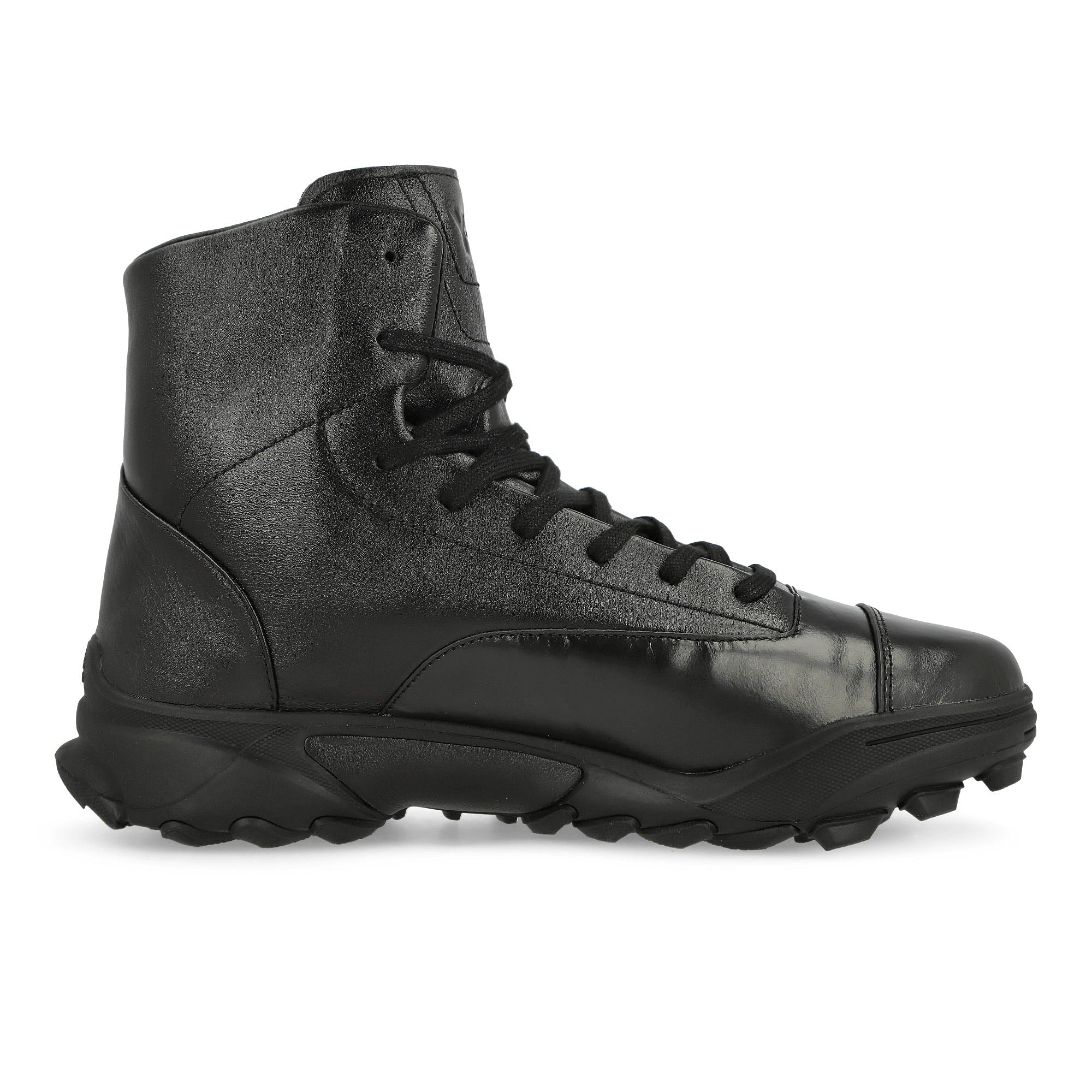 Y-3 GSG9 Black / Black / Black High Top Sneakers Silhouette | Overkill