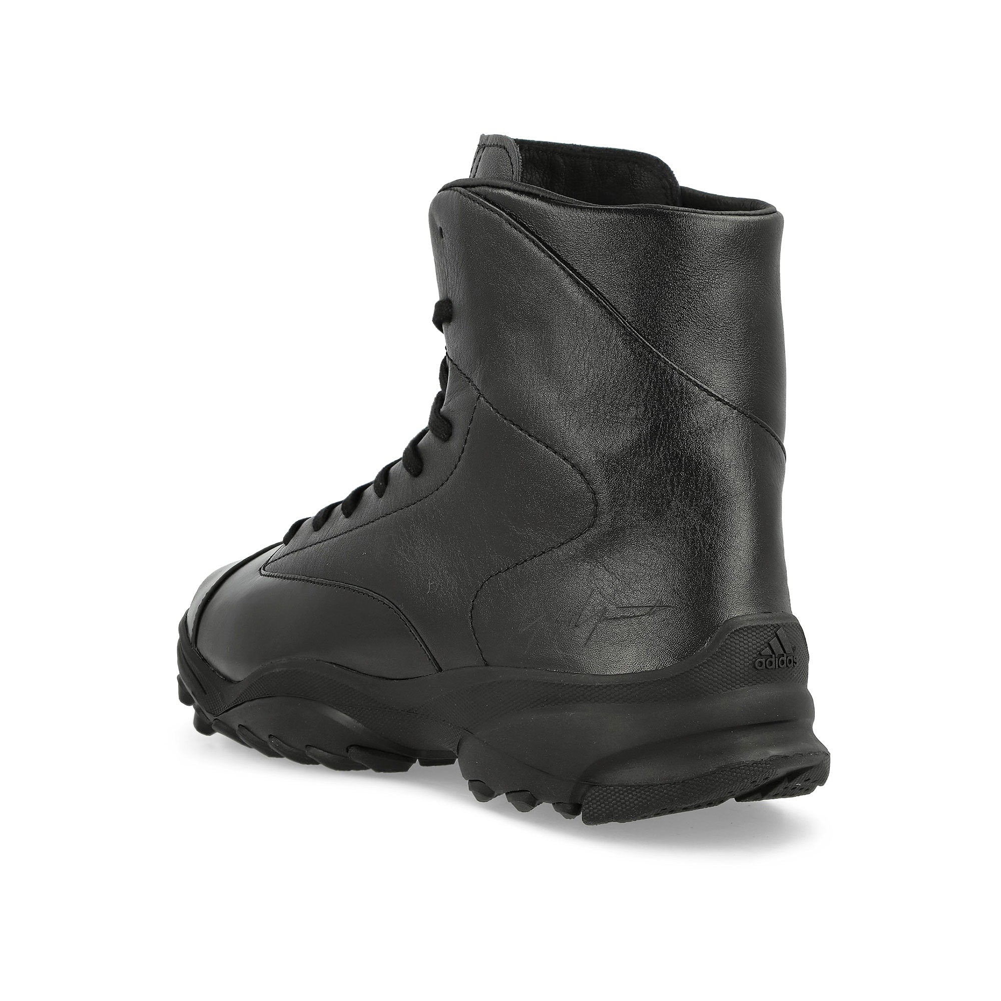 Y-3 GSG9 Black / Black / Black High Top Sneakers Material | Overkill
