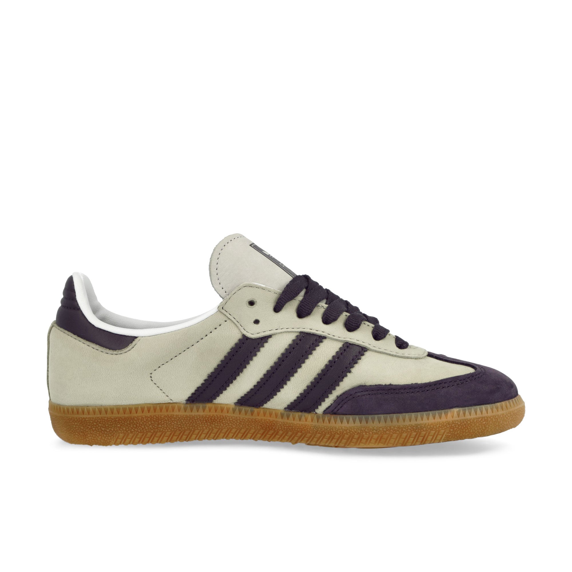 adidas Samba OG W Putty Grey / Aurora Black / Silver Metallic Low Top Sneakers Silhouette | Overkill