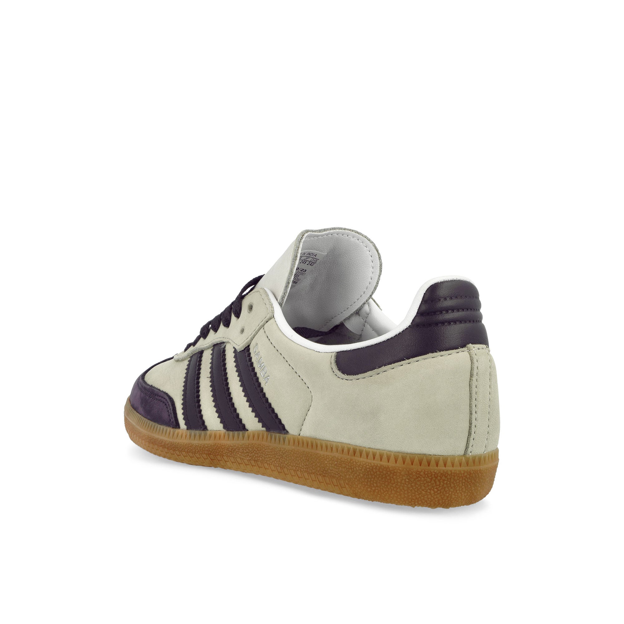 adidas Samba OG W Putty Grey / Aurora Black / Silver Metallic Low Top Sneakers Material | Overkill