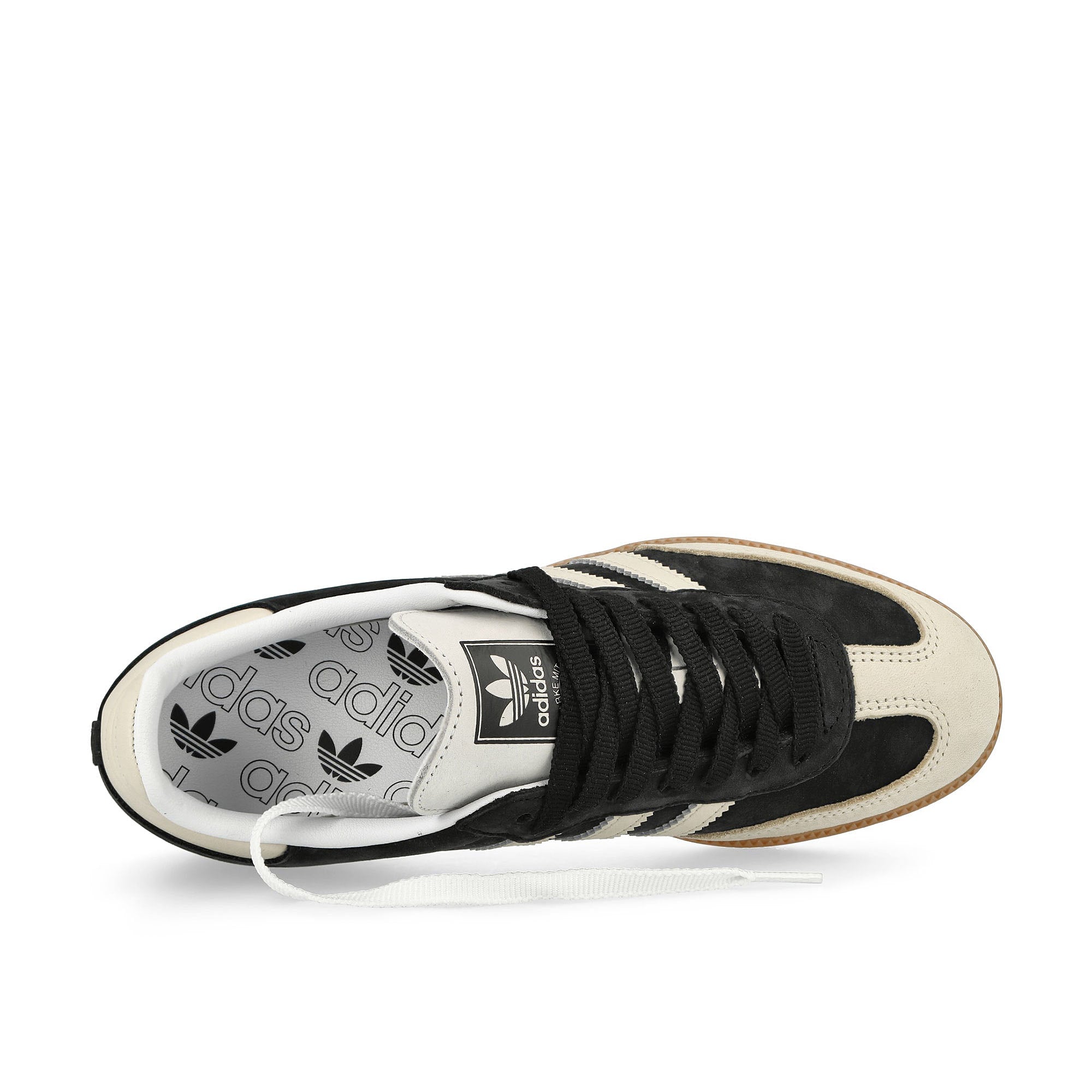 adidas Samba OG W Core Black / Wonder White / Silver Metallic Low Top Sneakers Detailfoto | Overkill