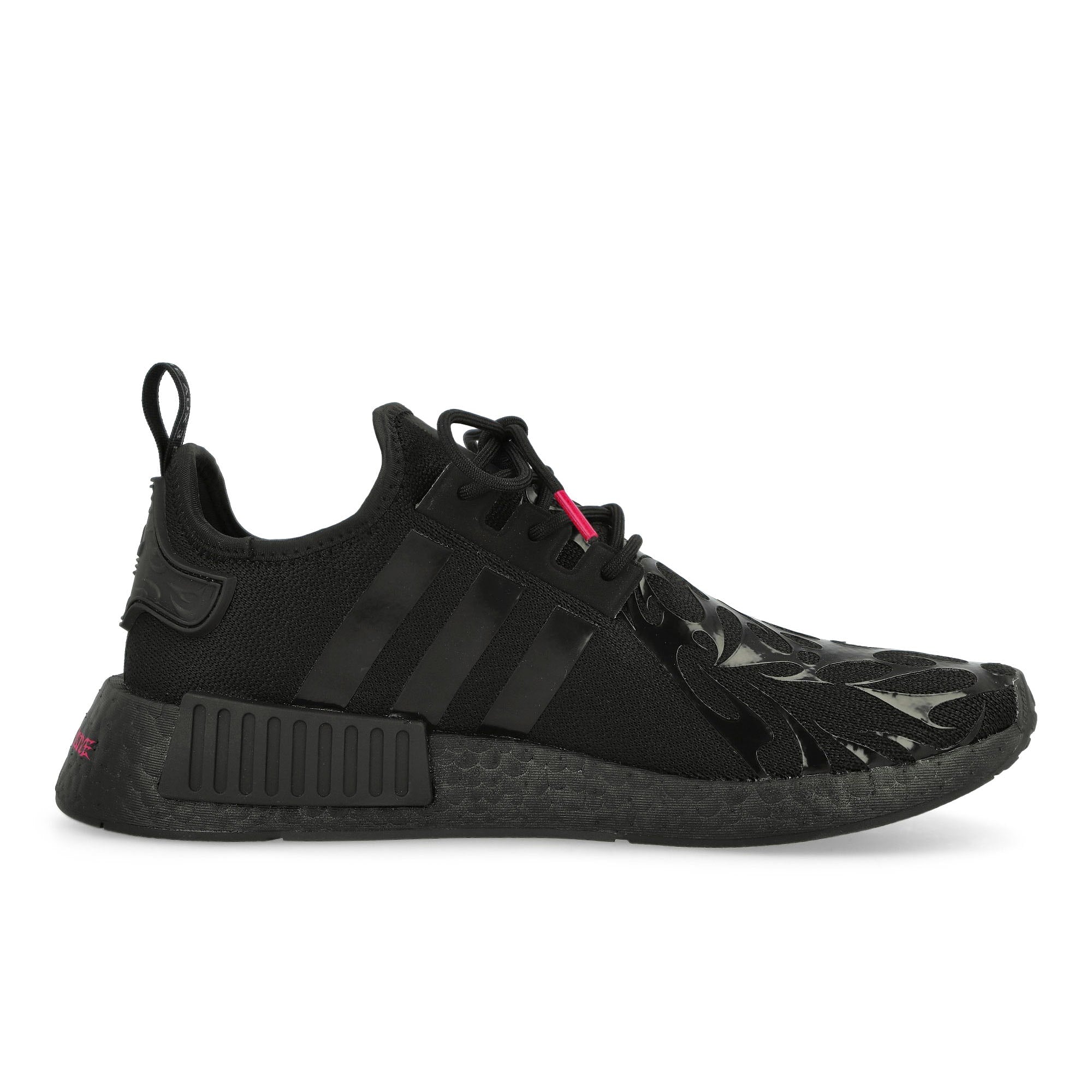 adidas Star Wars x Nanzuka x adidas NMD R1 Darth Vader Core Black / Core Black Low Top Sneakers Silhouette | Overkill