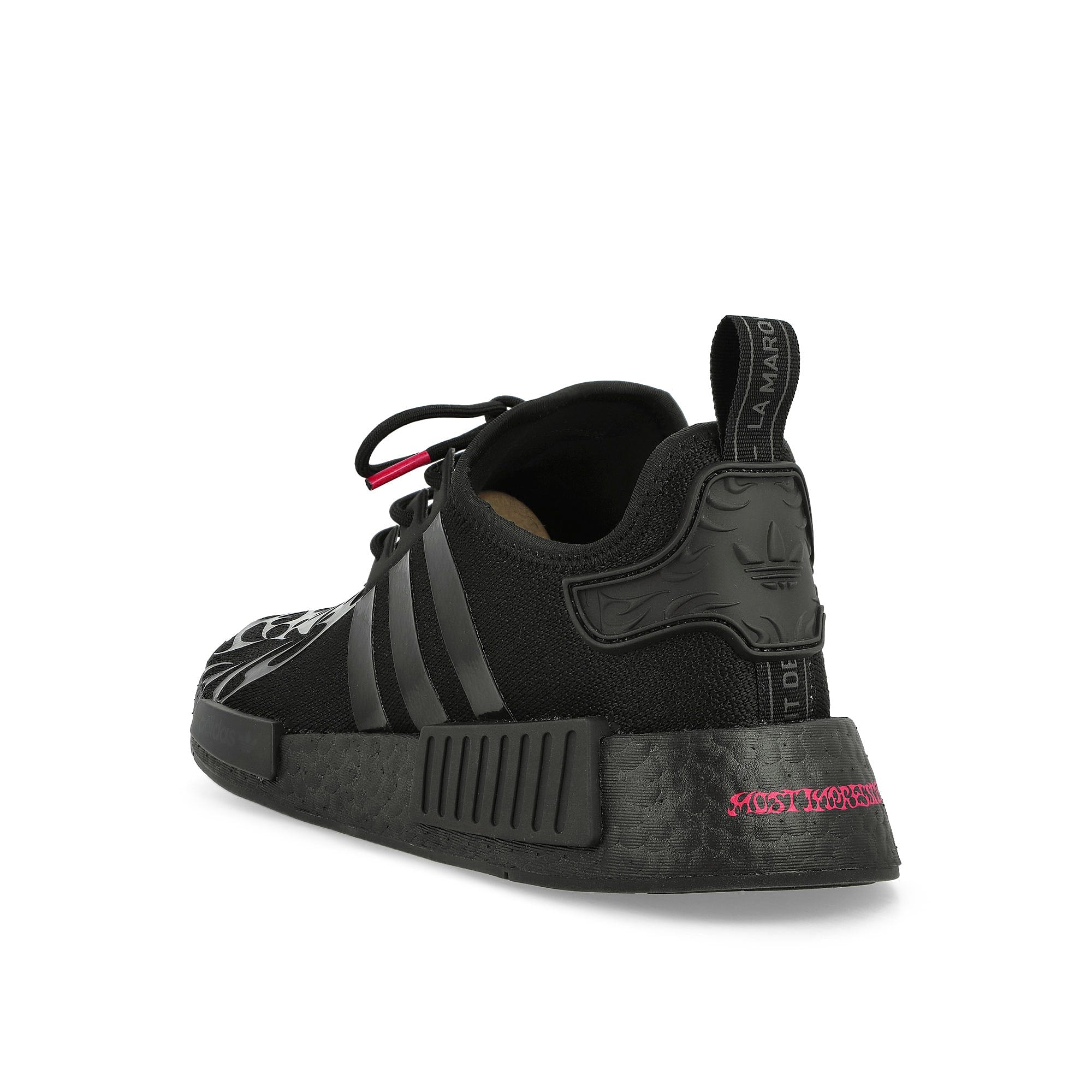 adidas Star Wars x Nanzuka x adidas NMD R1 Darth Vader Core Black / Core Black Low Top Sneakers Material | Overkill