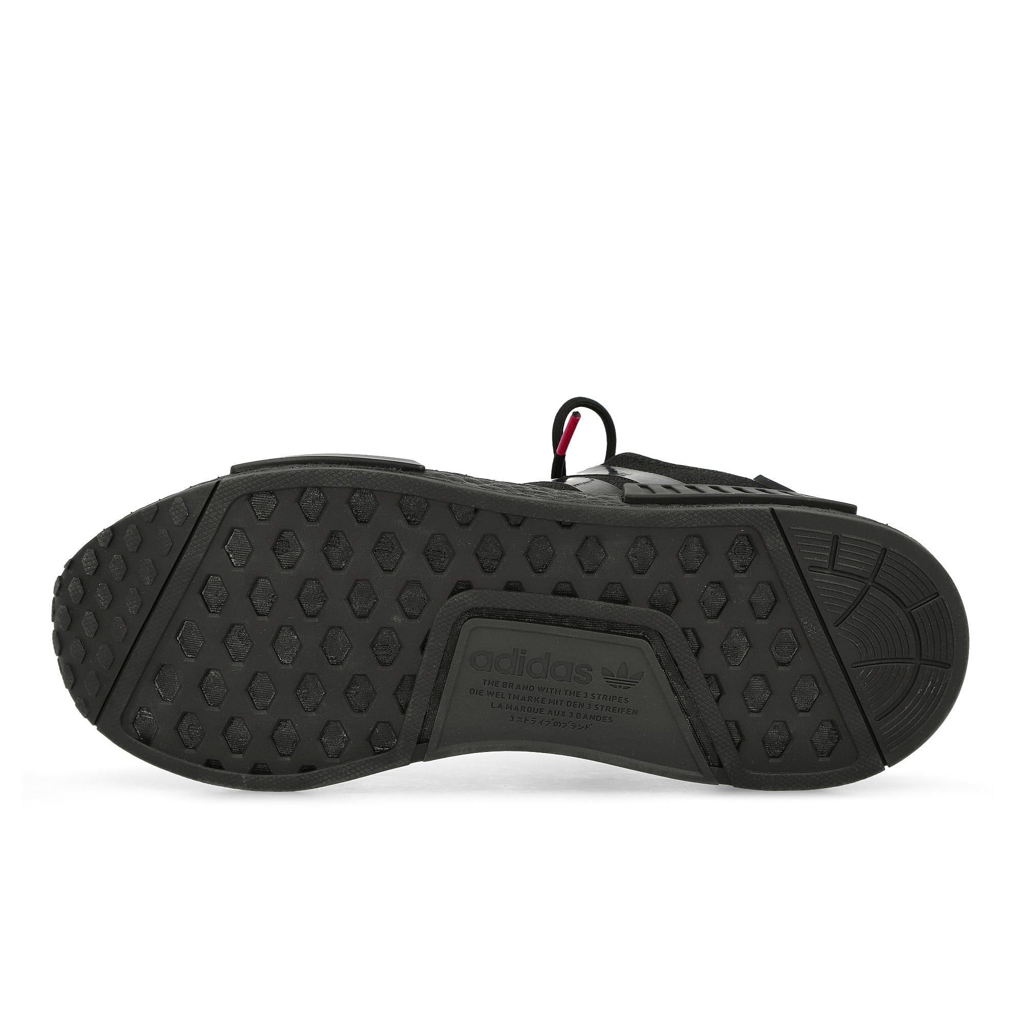 adidas Star Wars x Nanzuka x adidas NMD R1 Darth Vader Core Black / Core Black Low Top Sneakers Detail View 2 | Overkill