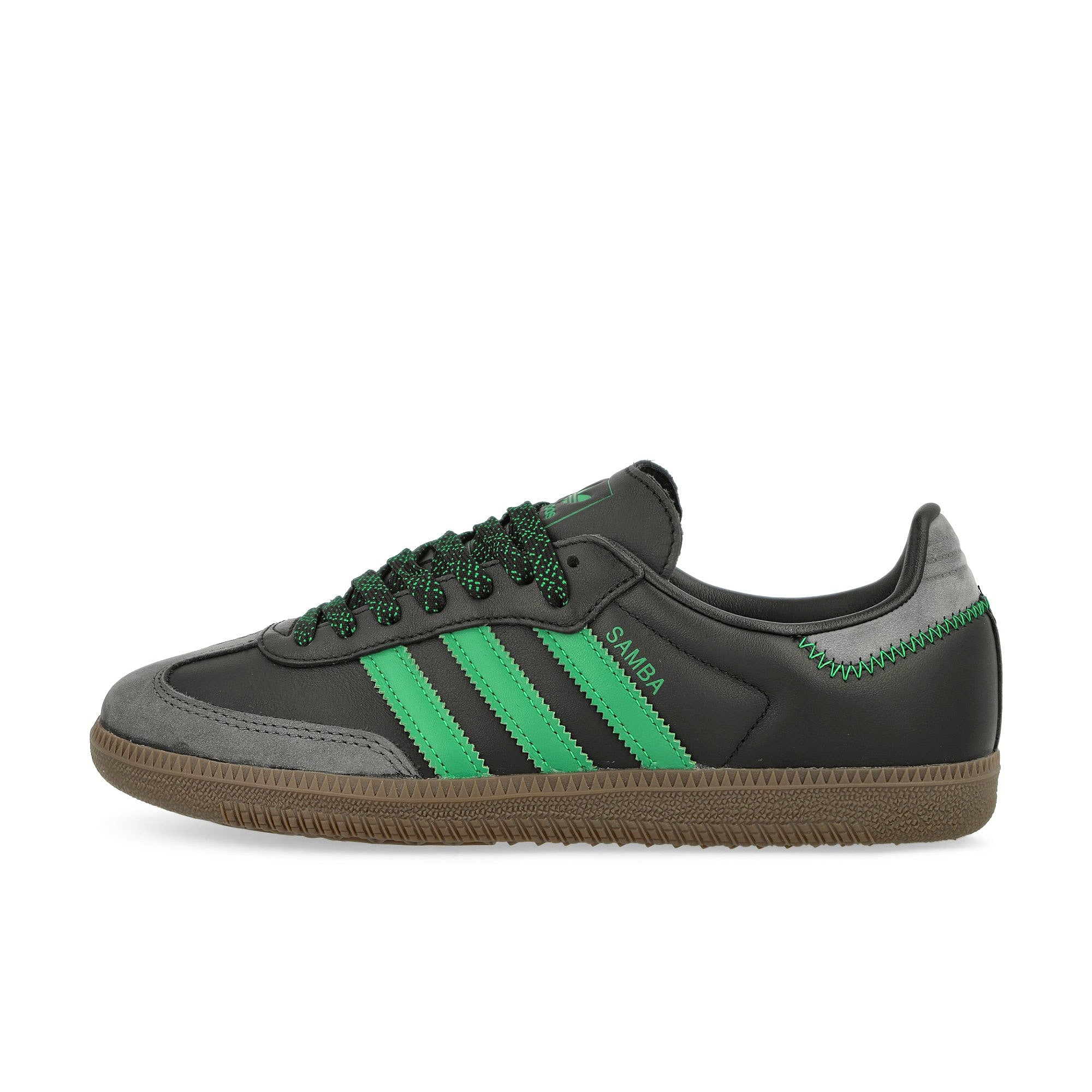 adidas Samba OG W Core Black / Green / Grey Low Top Sneakers IE6520 | Overkill