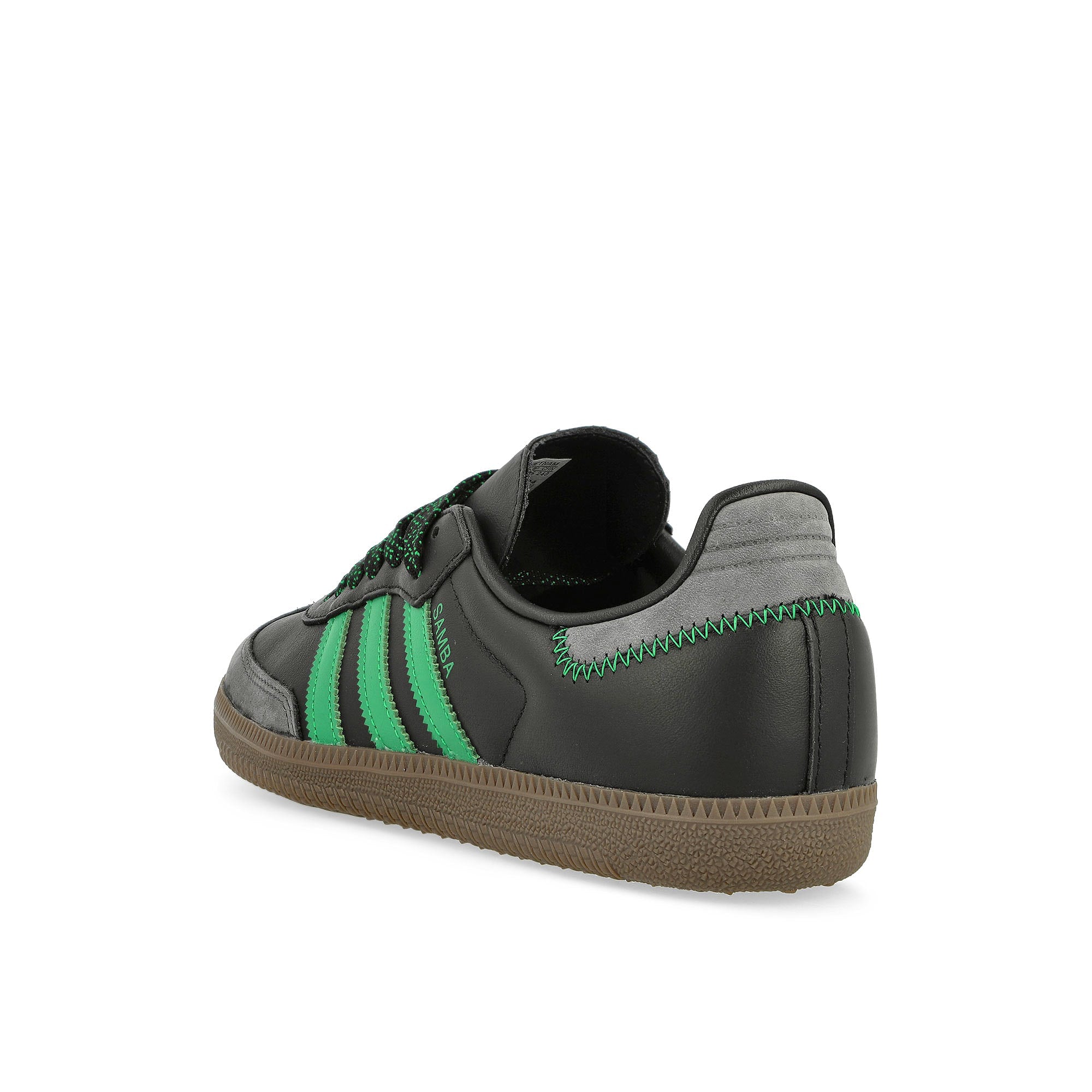 adidas Samba OG W Core Black / Green / Grey Low Top Sneakers Material | Overkill