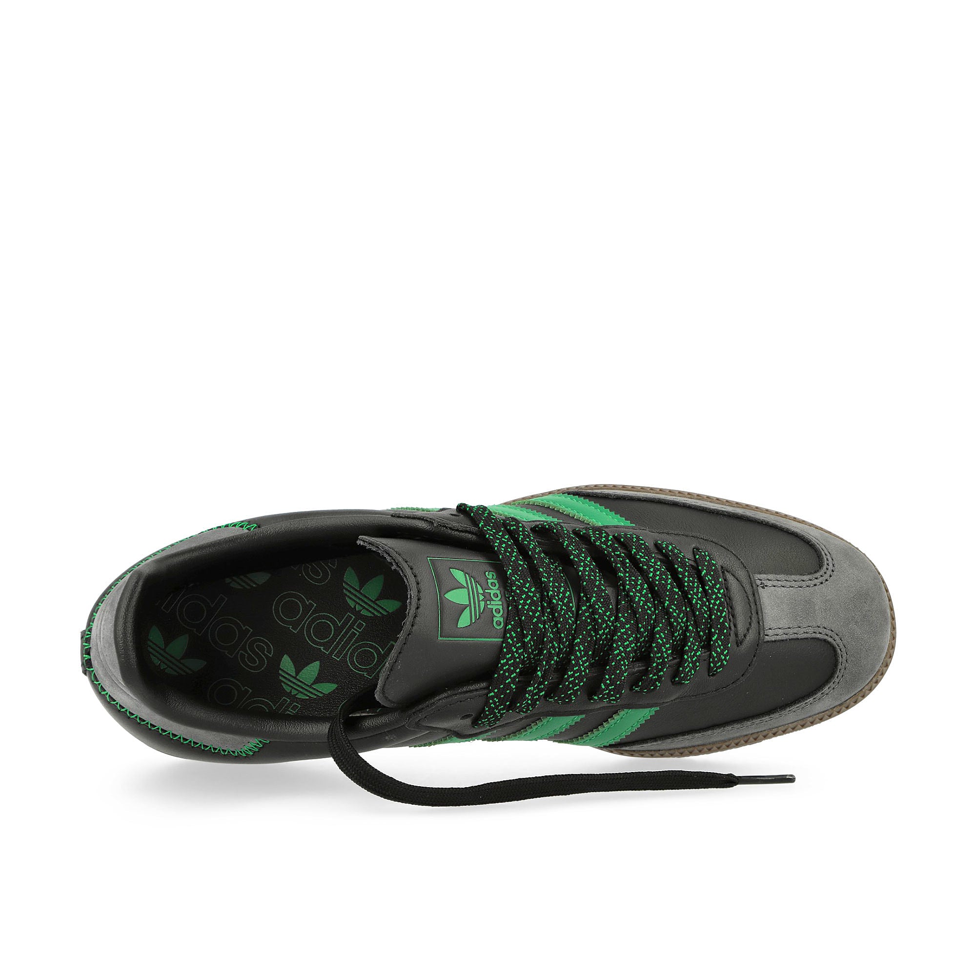 adidas Samba OG W Core Black / Green / Grey Low Top Sneakers Detailfoto | Overkill