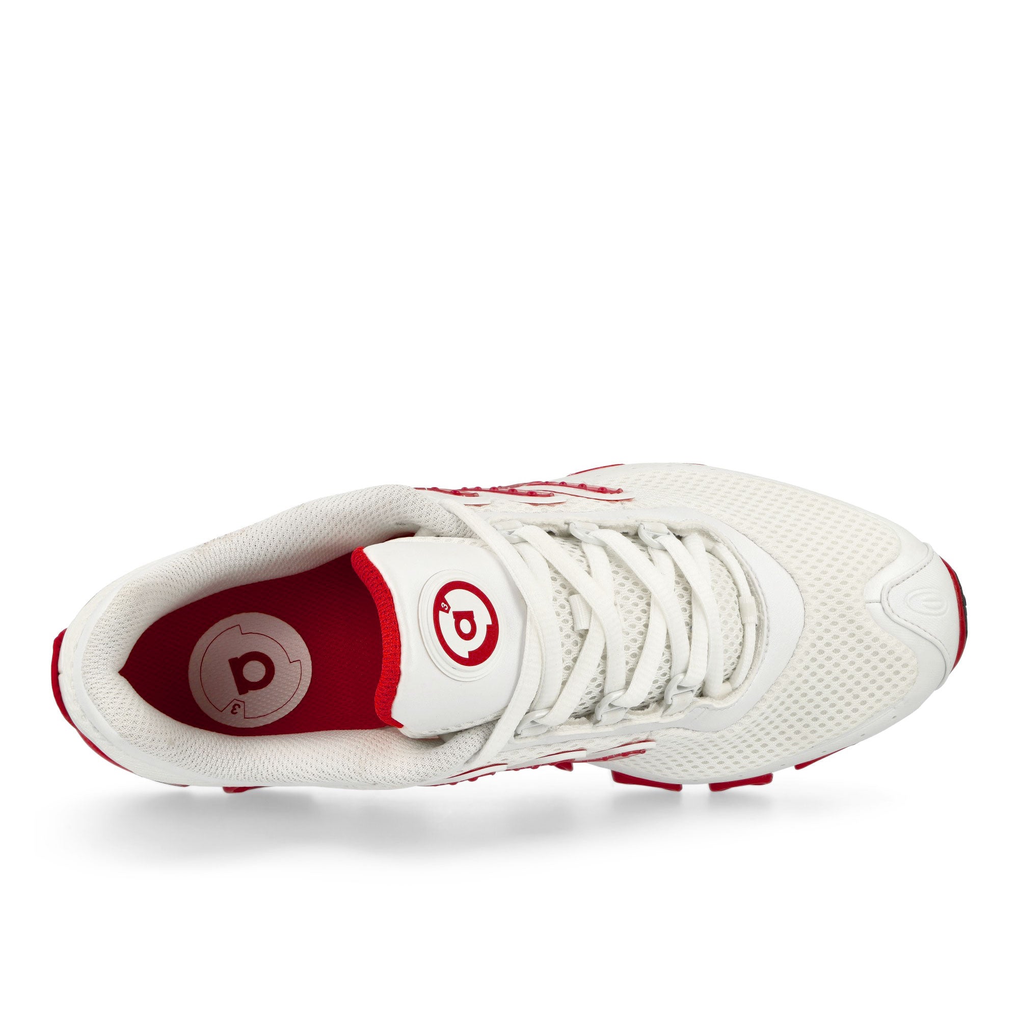 adidas Megaride Cloud White / Better Scarlet / Core Black Low Top Sneakers Detailfoto | Overkill