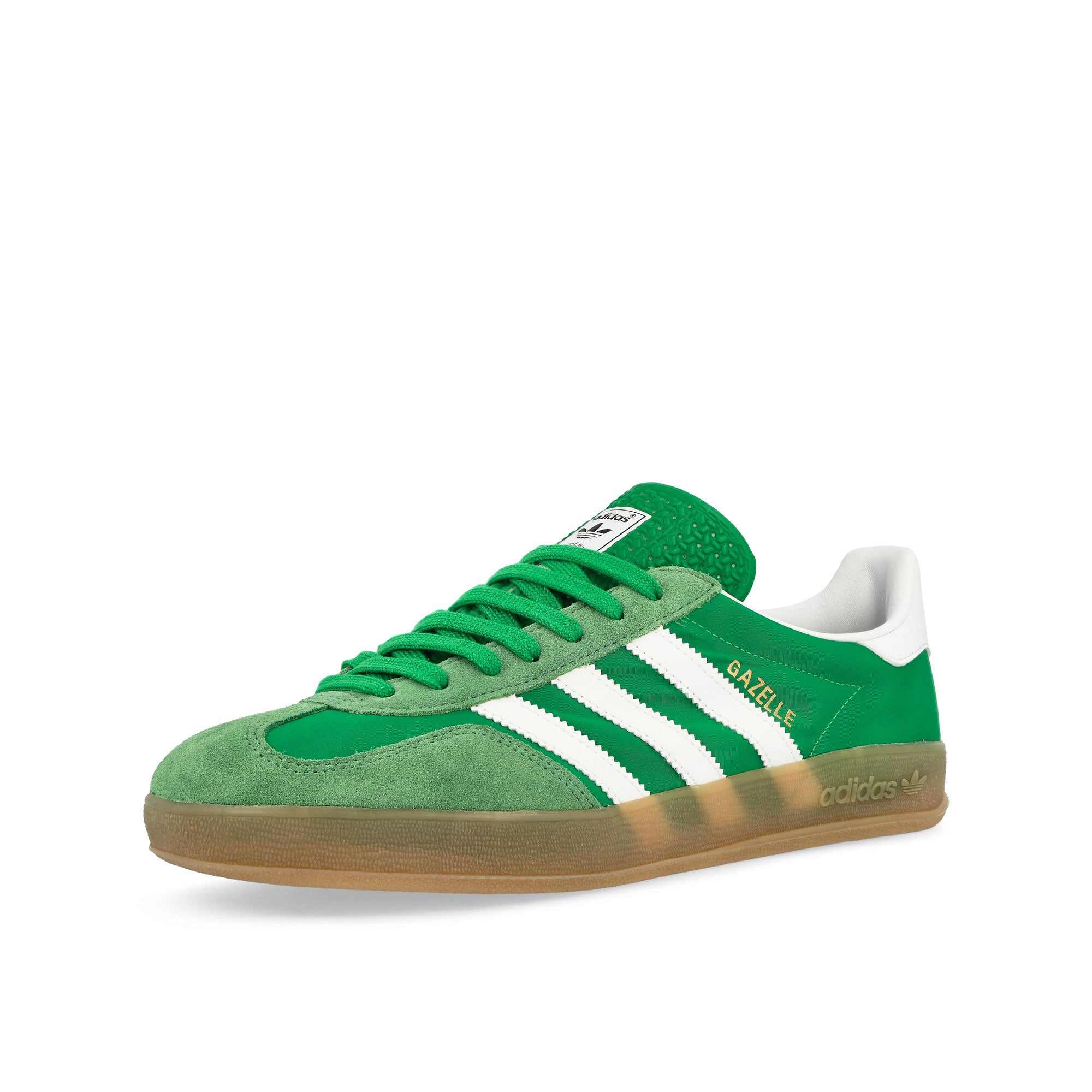 adidas Gazelle Indoor Green / Footwear / Haze Green Low Top Sneakers Close Up | Overkill