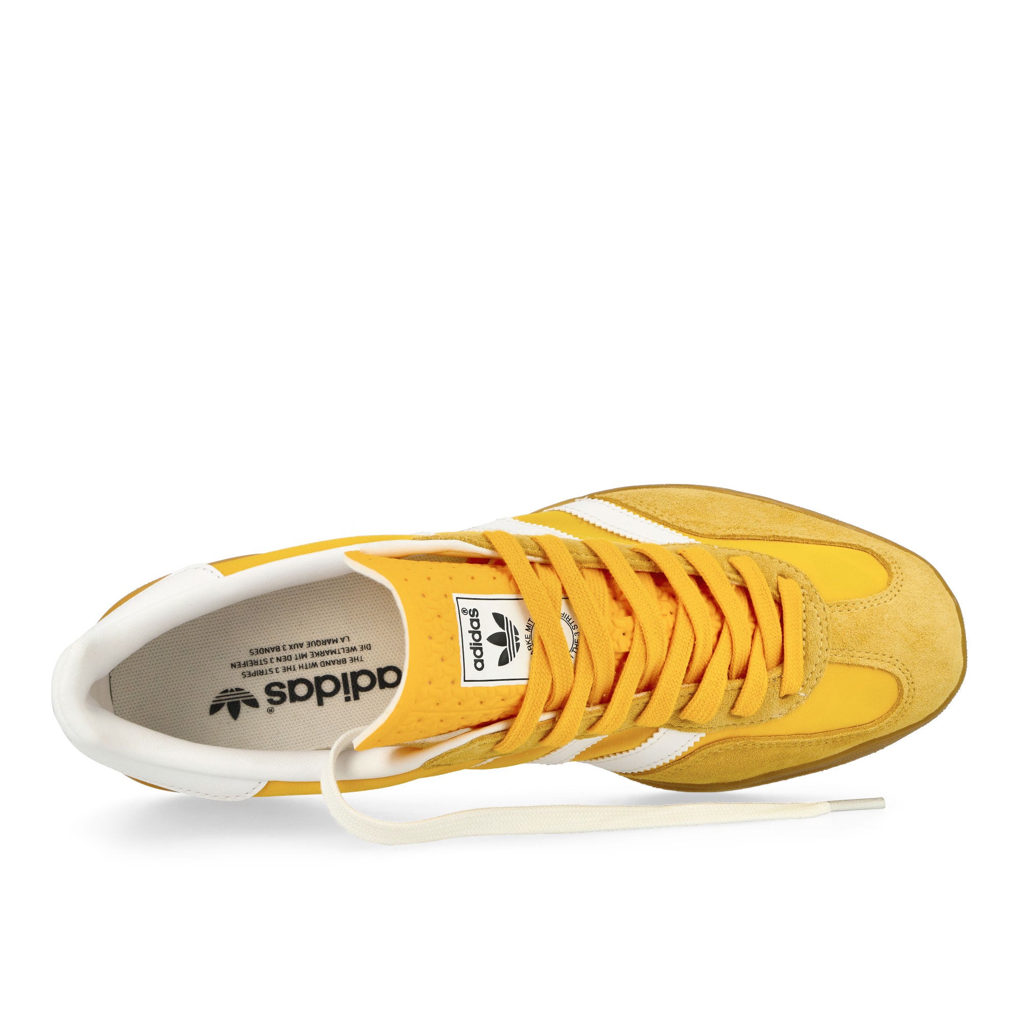 adidas Gazelle Indoor Grey Yellow / Footwear White / Alm Yellow Low Top Sneakers Detailfoto | Overkill
