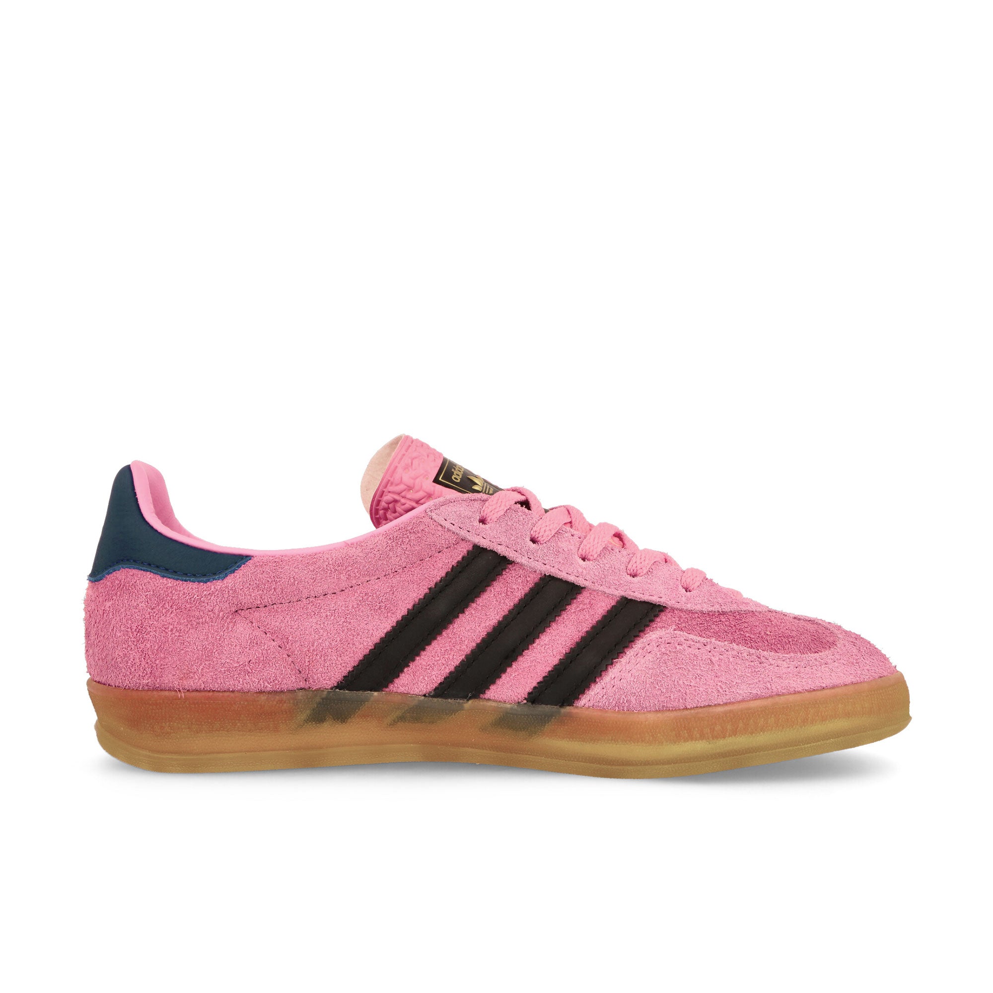 adidas Gazelle Indoor W Bliss Pink / Core Black / Chalk Purple Low Top Sneakers Silhouette | Overkill