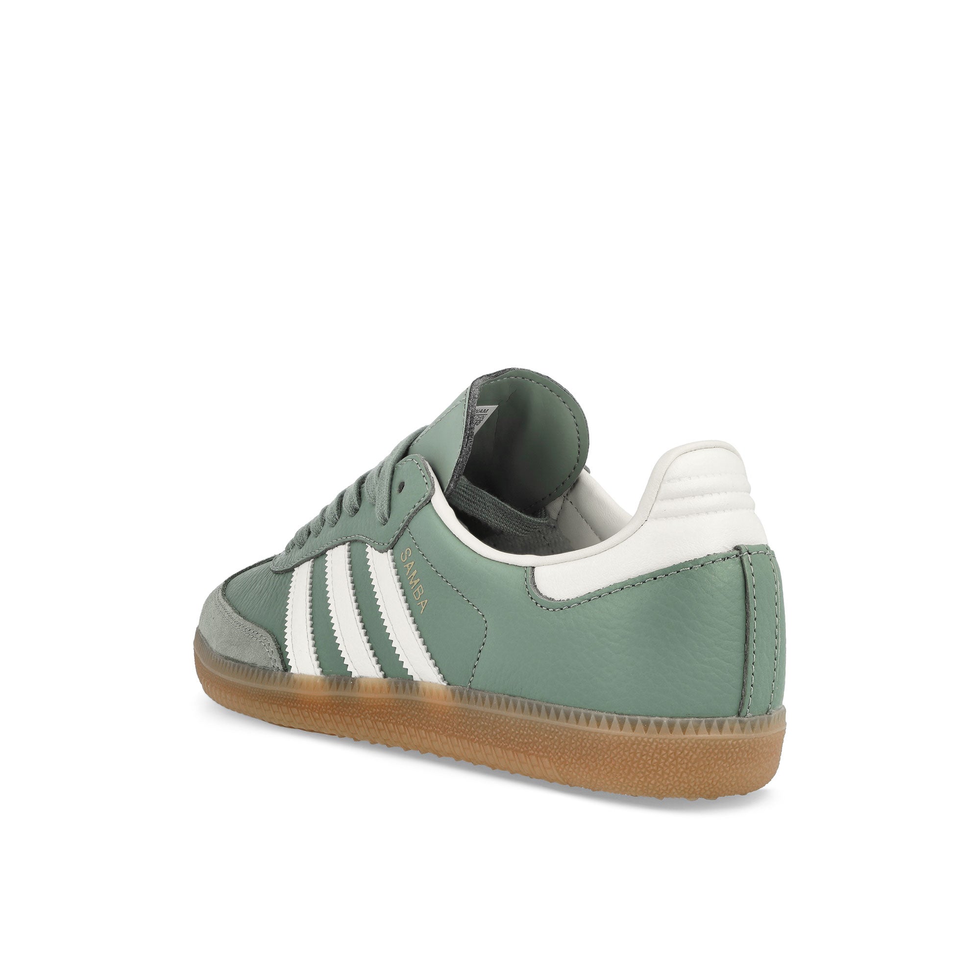 adidas Samba OG W Green / Chalk White / Gum Low Top Sneakers Material | Overkill