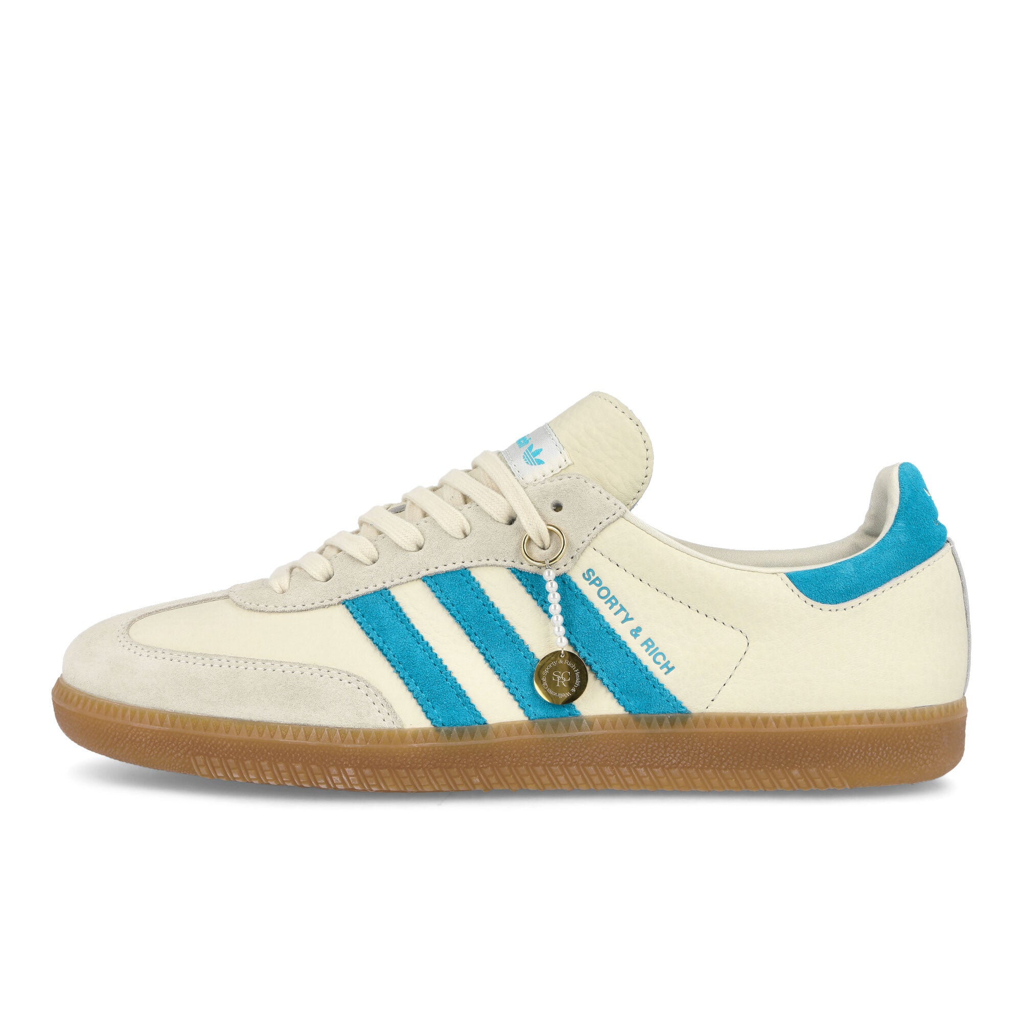 adidas SPORTY & RICH x adidas Samba OG Cream White / Blue Rush / Gum3 Sneakers IE7096 | Overkill