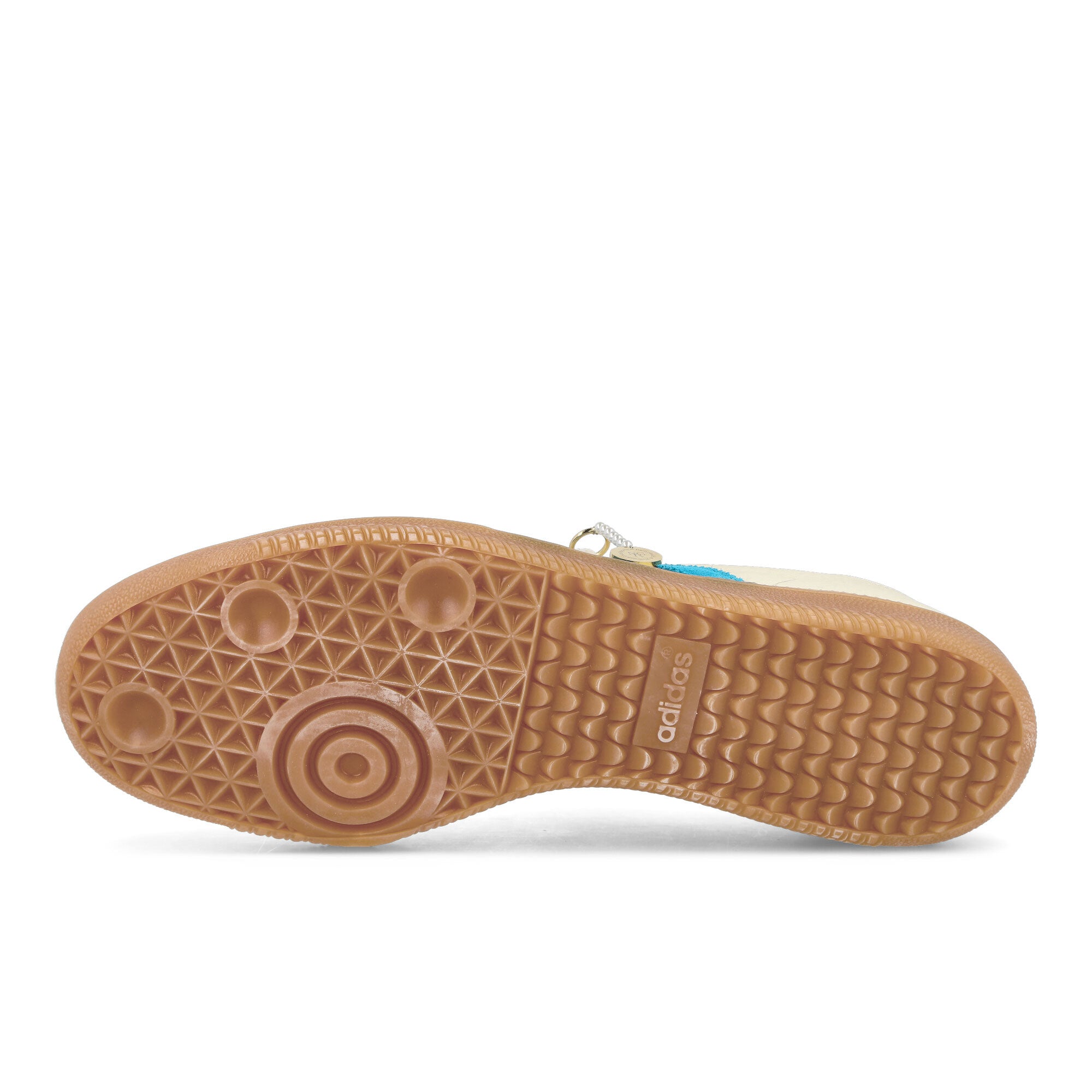 adidas SPORTY & RICH x adidas Samba OG Cream White / Blue Rush / Gum3 Sneakers Detail View 1 | Overkill