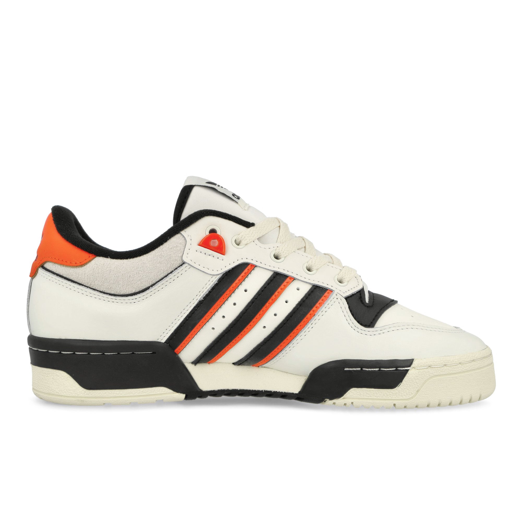adidas Rivalry Low 86 Cloud White / Core Black / Semi Impact Orange Low Top Sneakers Silhouette | Overkill