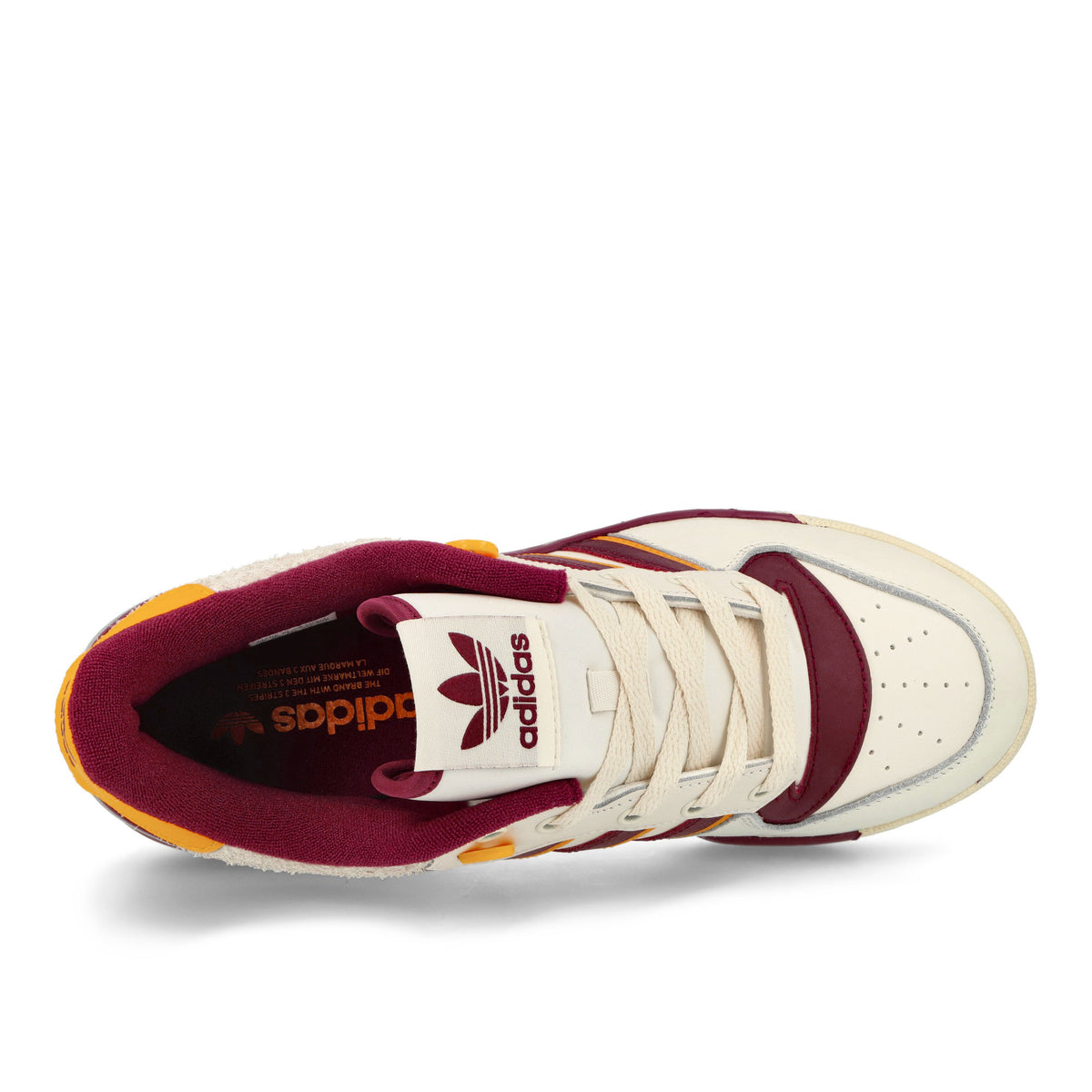 adidas Rivalry Low 86 Cloud White / Tecobu / Crew Yellow Sneakers Detailfoto | Overkill