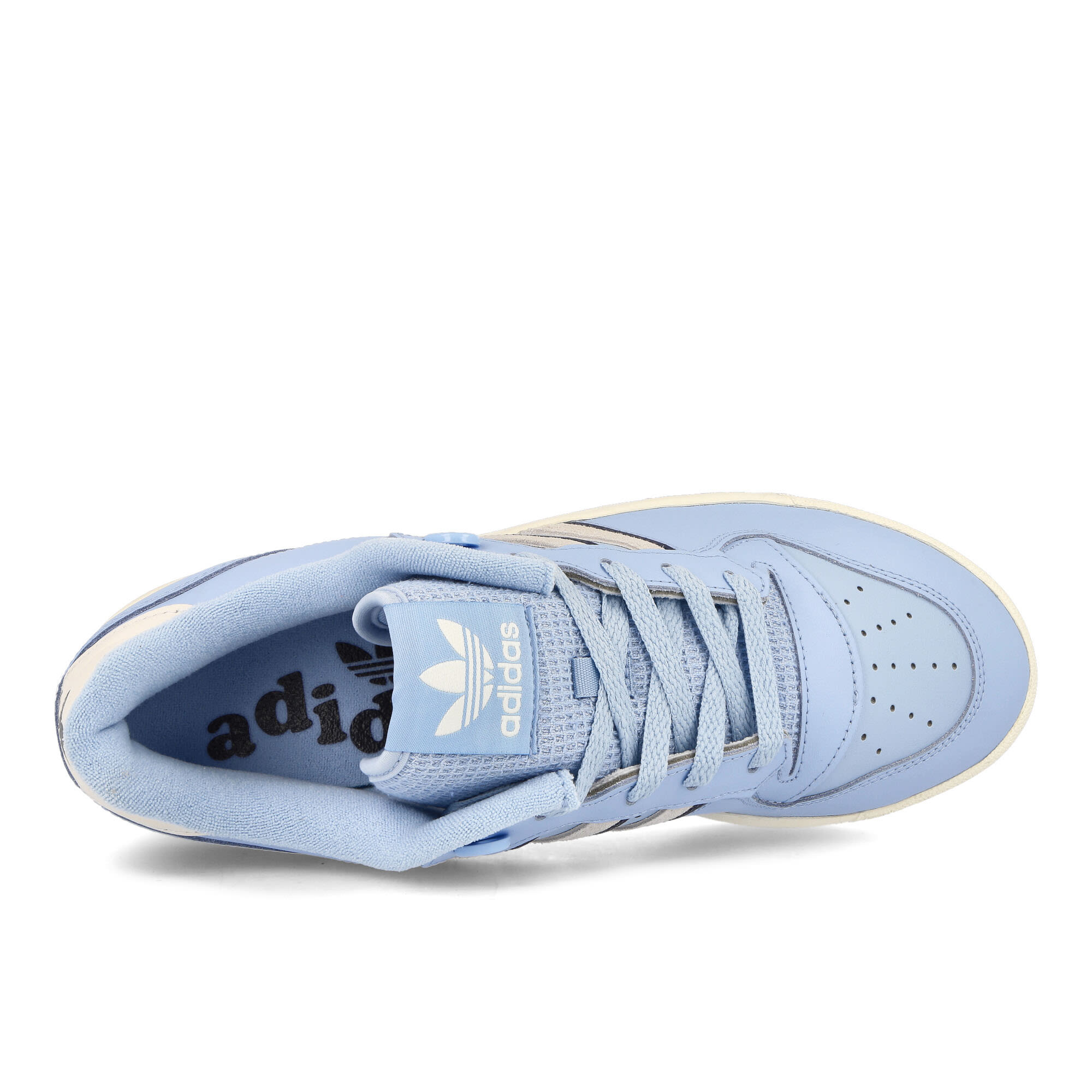adidas Rivalry Low Clear Sky-Cloud White-Shadow Navy Sneakers Detailfoto | Overkill