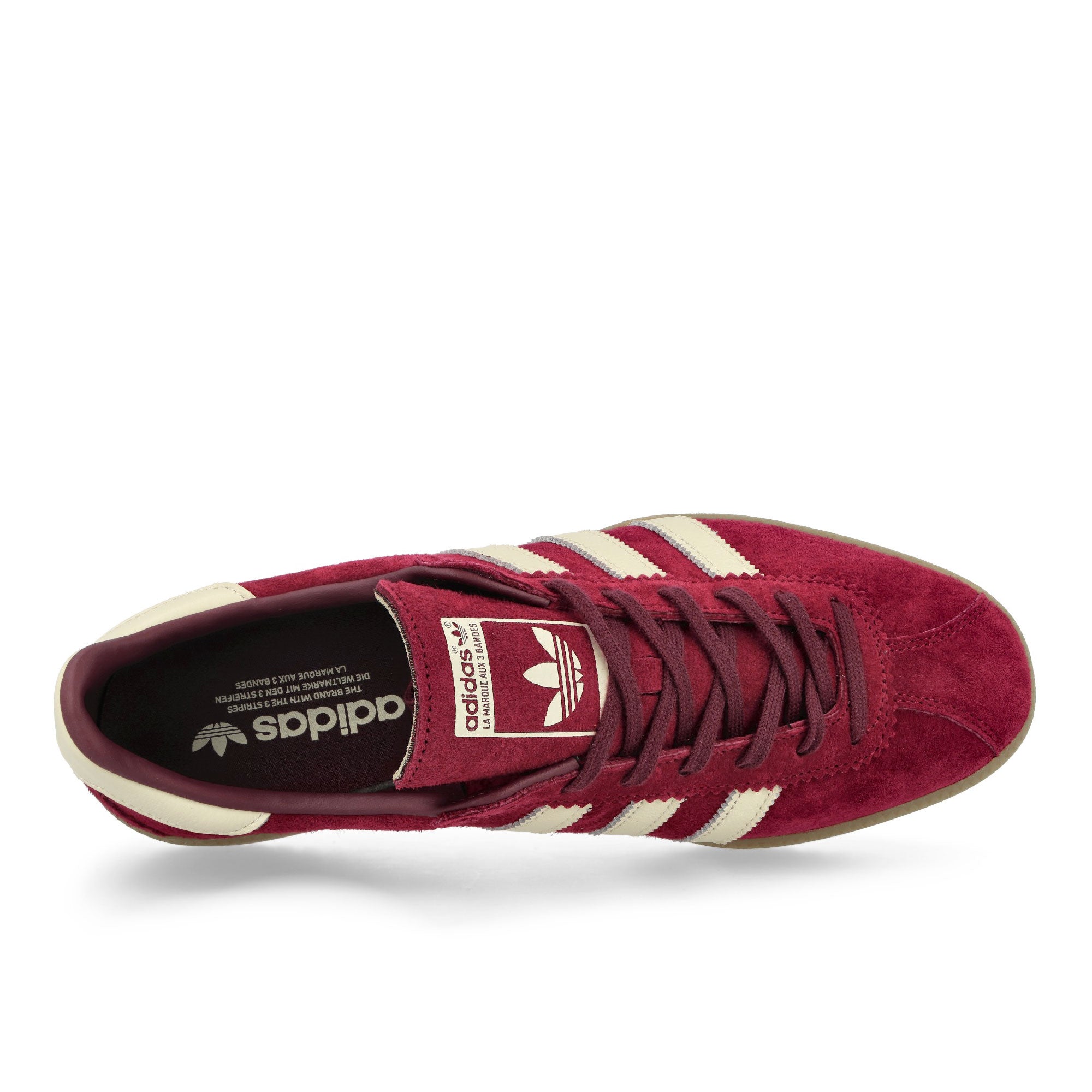 adidas Bermuda Collegiate Burgundy / Chalk White / Maroon Low Top Sneakers Detailfoto | Overkill