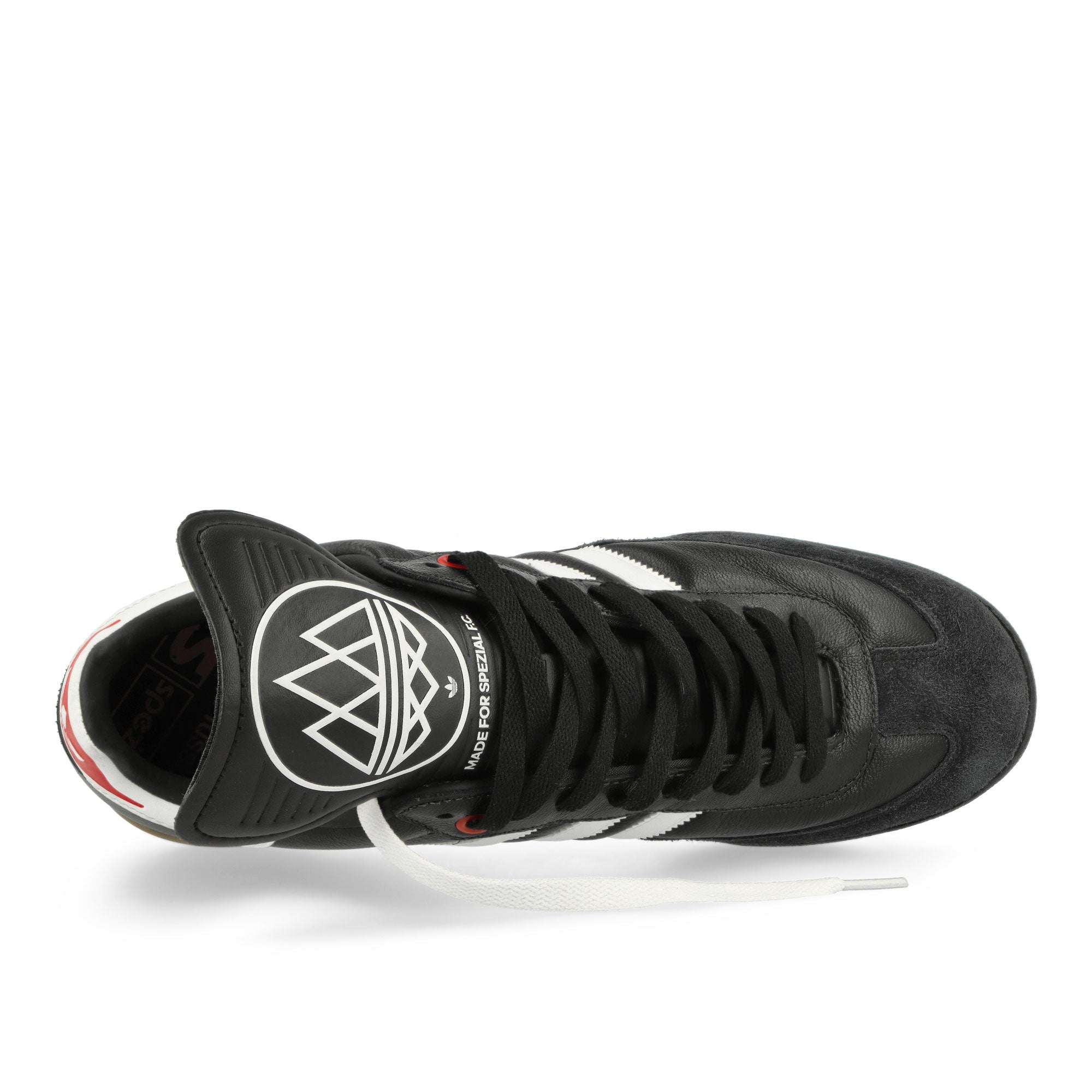 adidas Mundial Team SPZL F.C. Core Black / Footwear White / Silver Metallic Low Top Sneakers IE9095 Detailfoto | Overkill