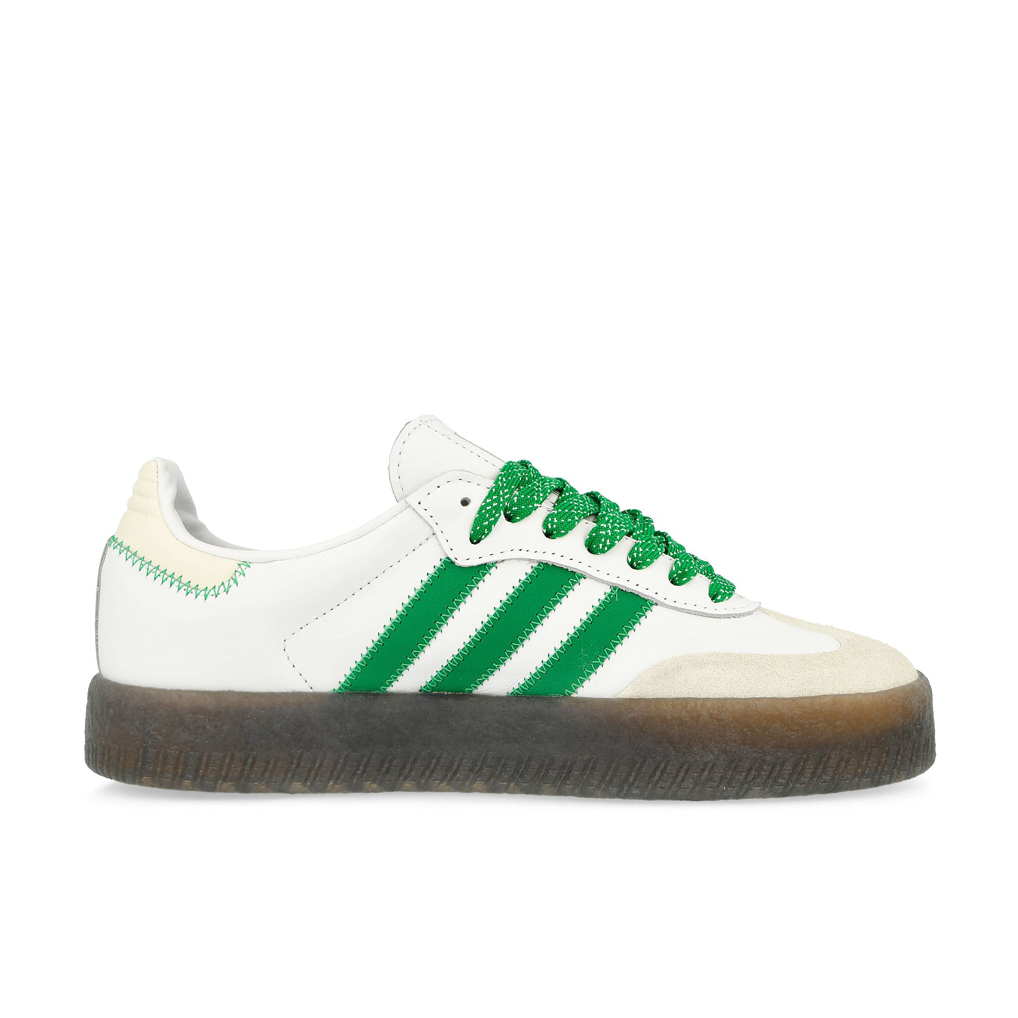 adidas Sambae W Footwear White / Green / Off White Low Top Sneakers Silhouette | Overkill