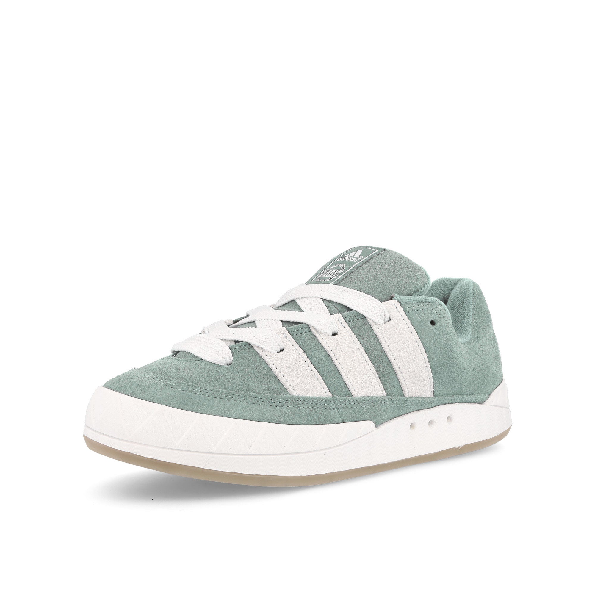 adidas Adimatic Wonder Silver-Off White-Gum 3 Low Top Sneakers Close Up | Overkill