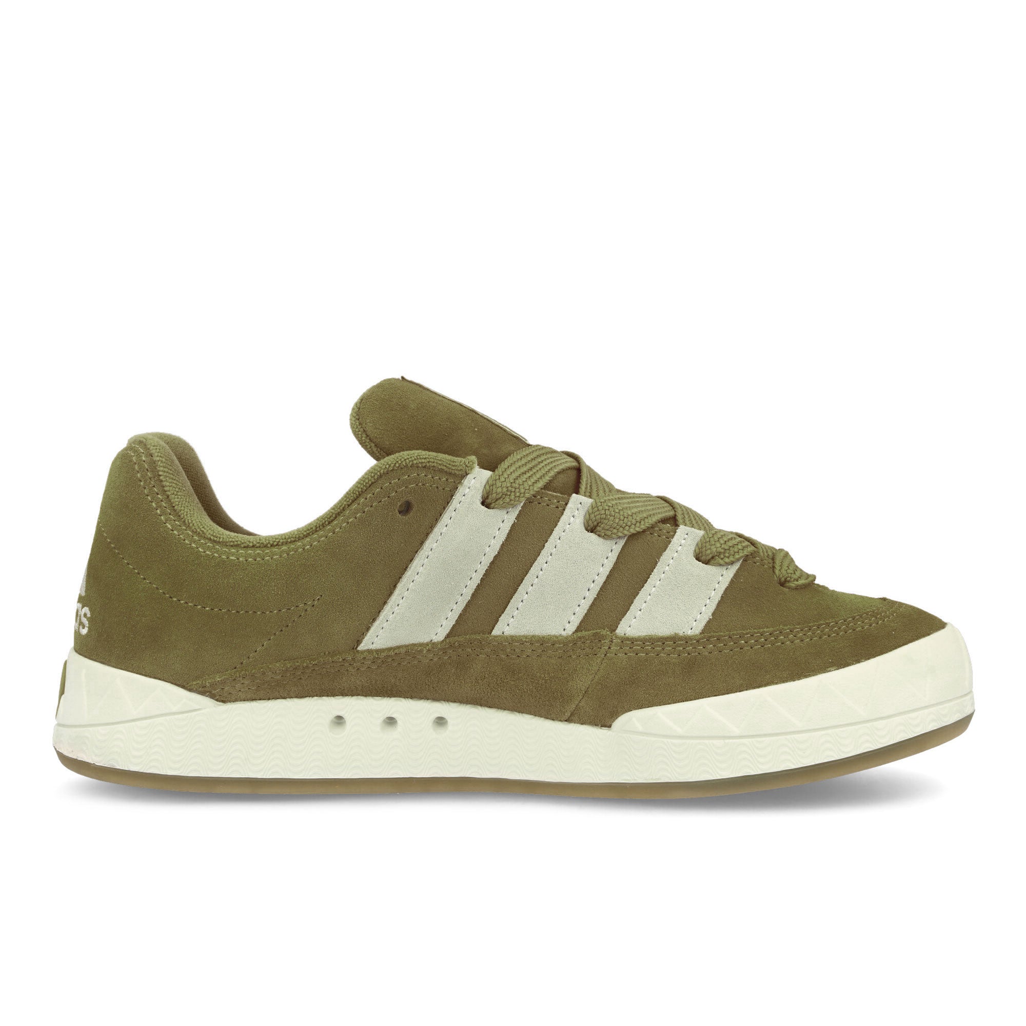 adidas Adimatic Olive Strata-Wonder Beige-Off White Low Top Sneakers Silhouette | Overkill
