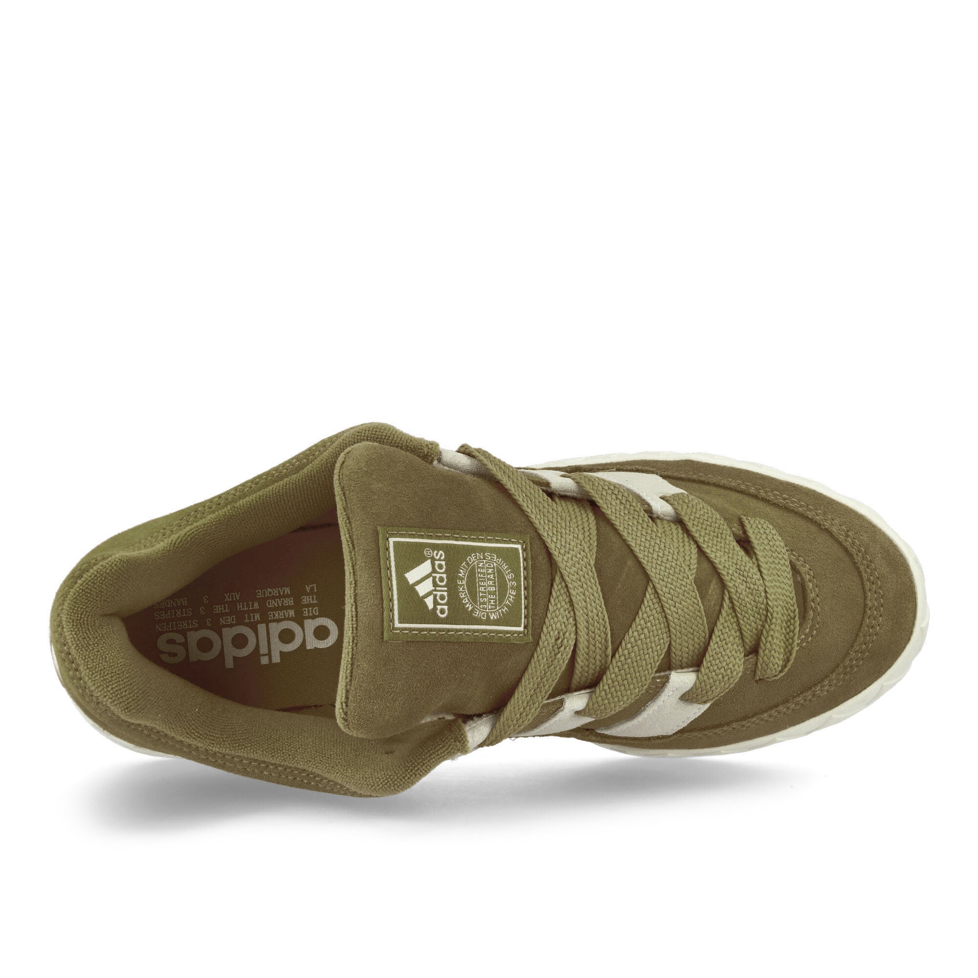 adidas Adimatic Olive Strata-Wonder Beige-Off White Low Top Sneakers Detailfoto | Overkill