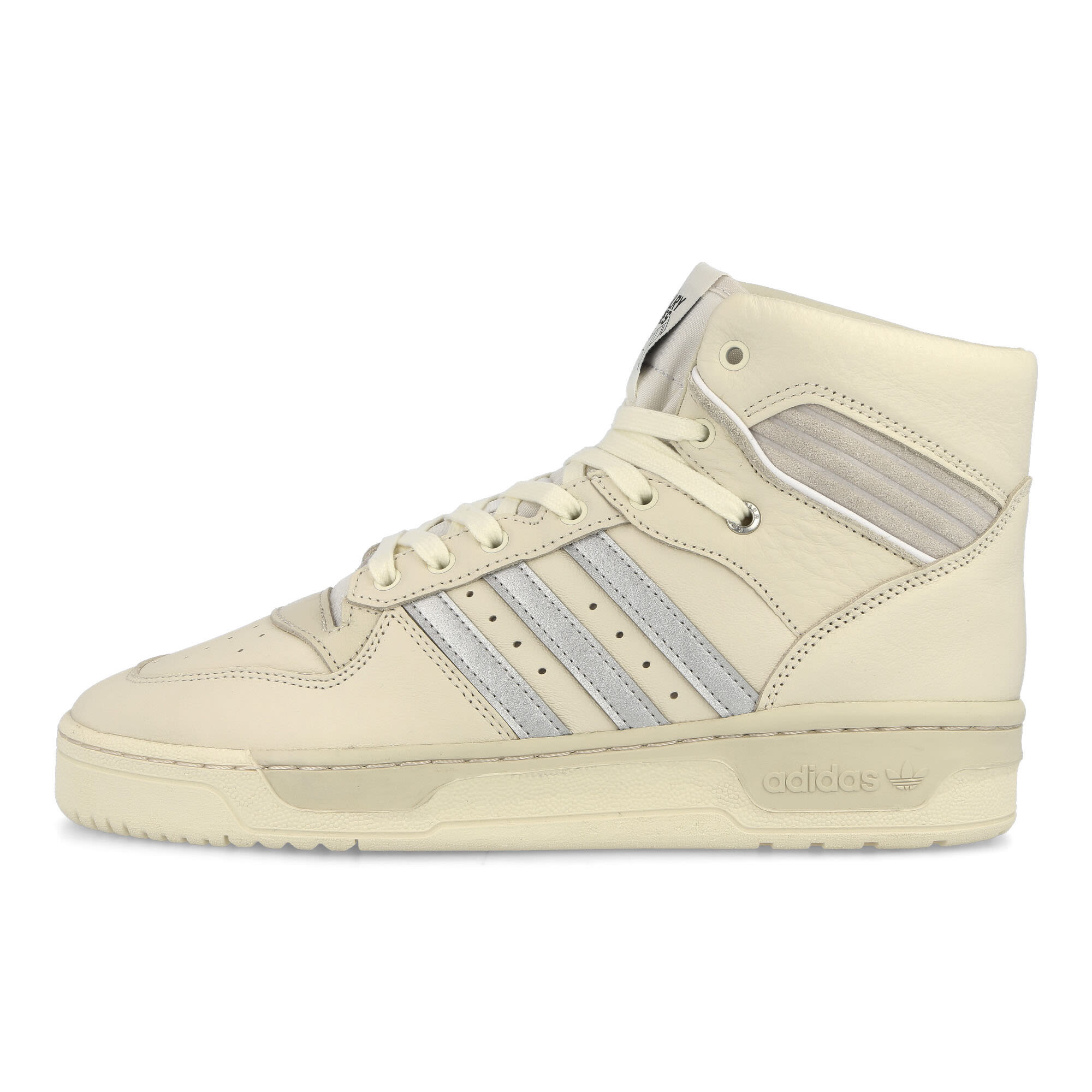 adidas Rivalry Hi Consortium Clear White-Silver Metallic-Grey One High Top Sneakers IF0602 | Overkill