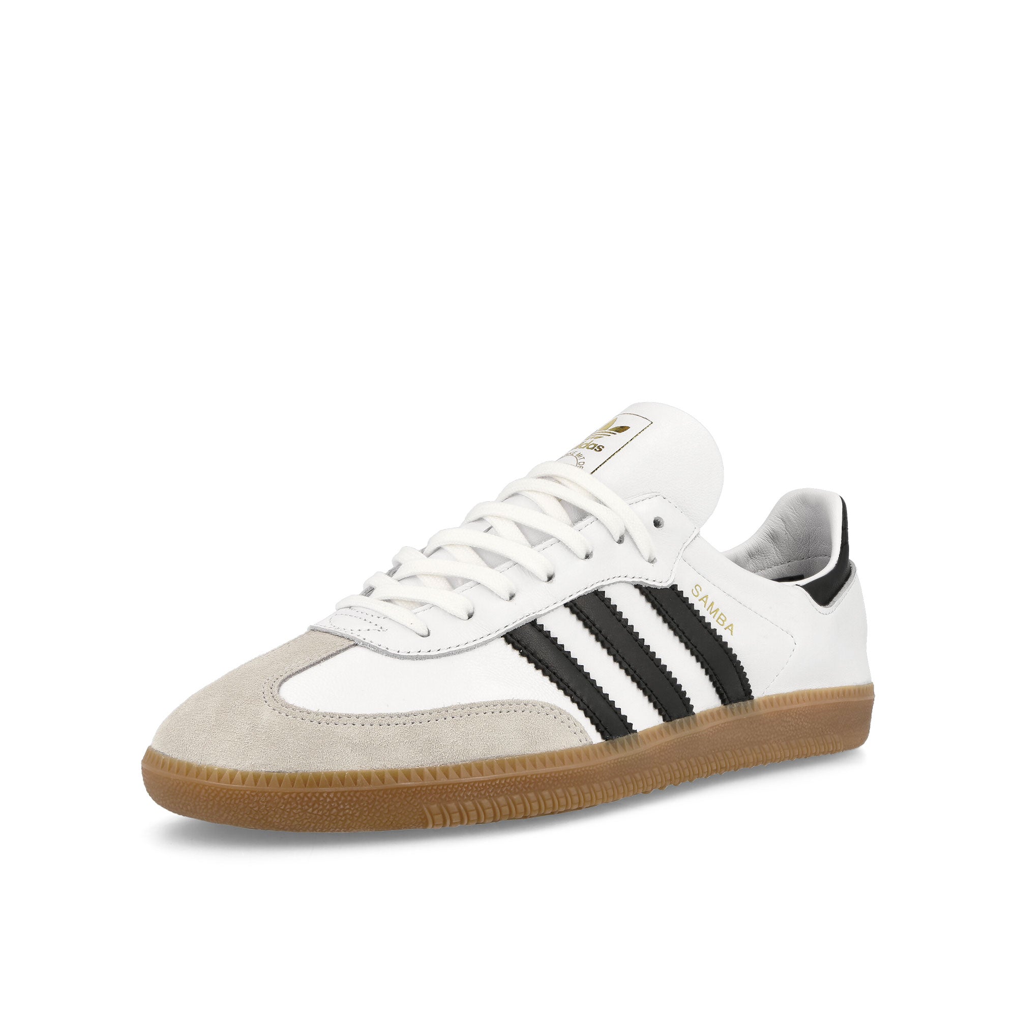 adidas Samba Decon Footwear White / Core Black / Grey One Low Top Sneakers Close Up | Overkill