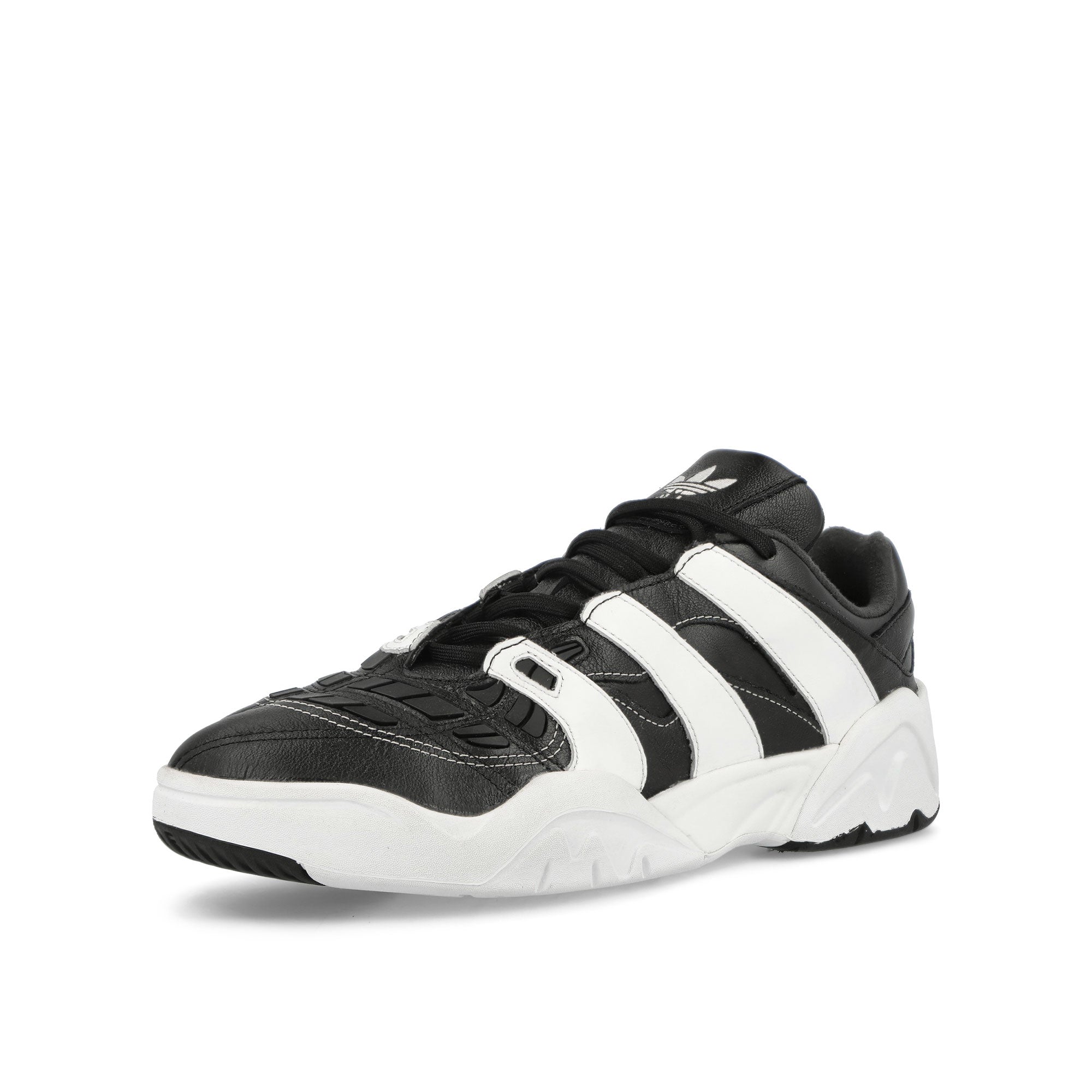 adidas Predator XLG Core Black-Footwear White-Core Black Low Top Sneakers Close Up | Overkill