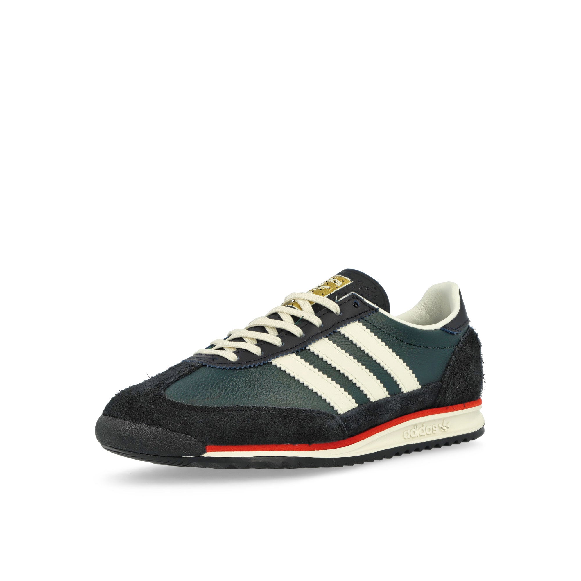 adidas SL 72 OG W Mine Green / Off White / Legend Ink Low Top Sneakers Close Up | Overkill