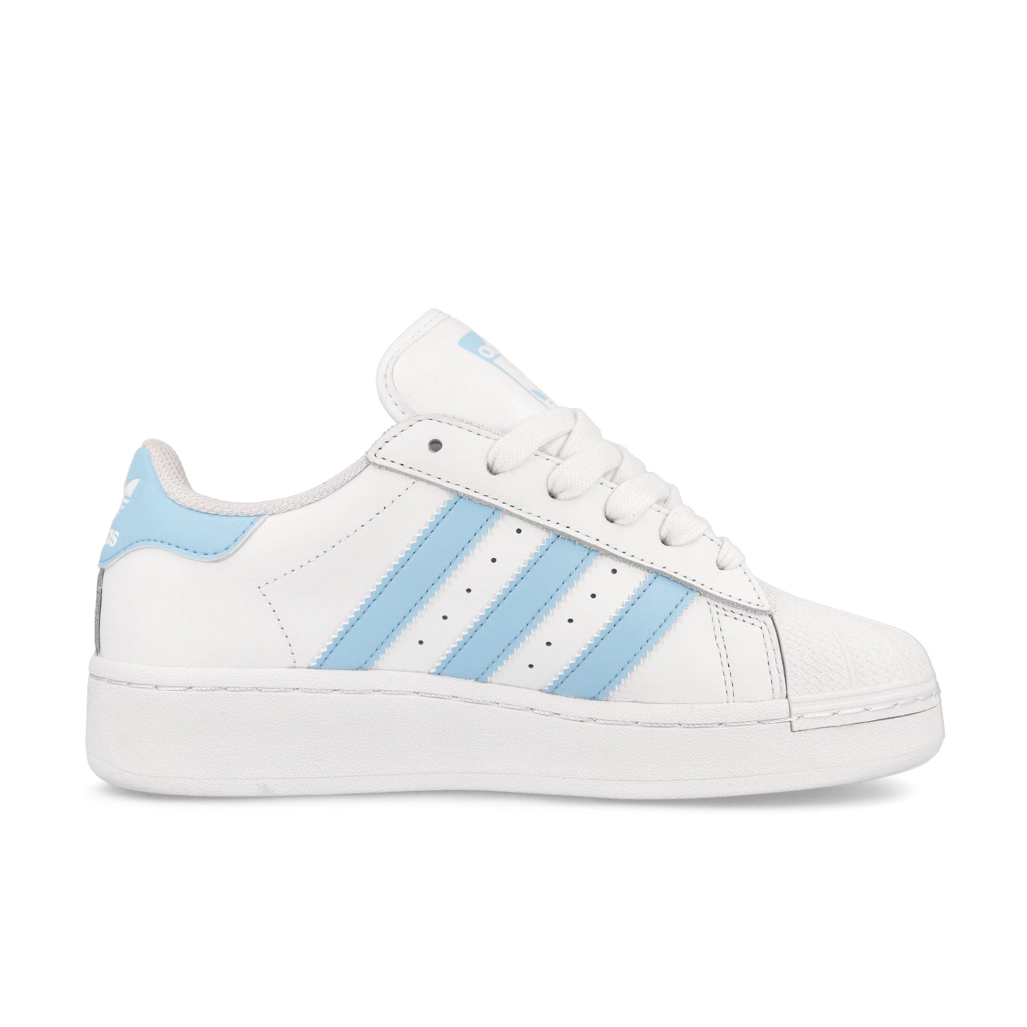 adidas Superstar XLG W Footwear White-Clear Sky-Footwear White Low Top Sneakers Silhouette | Overkill