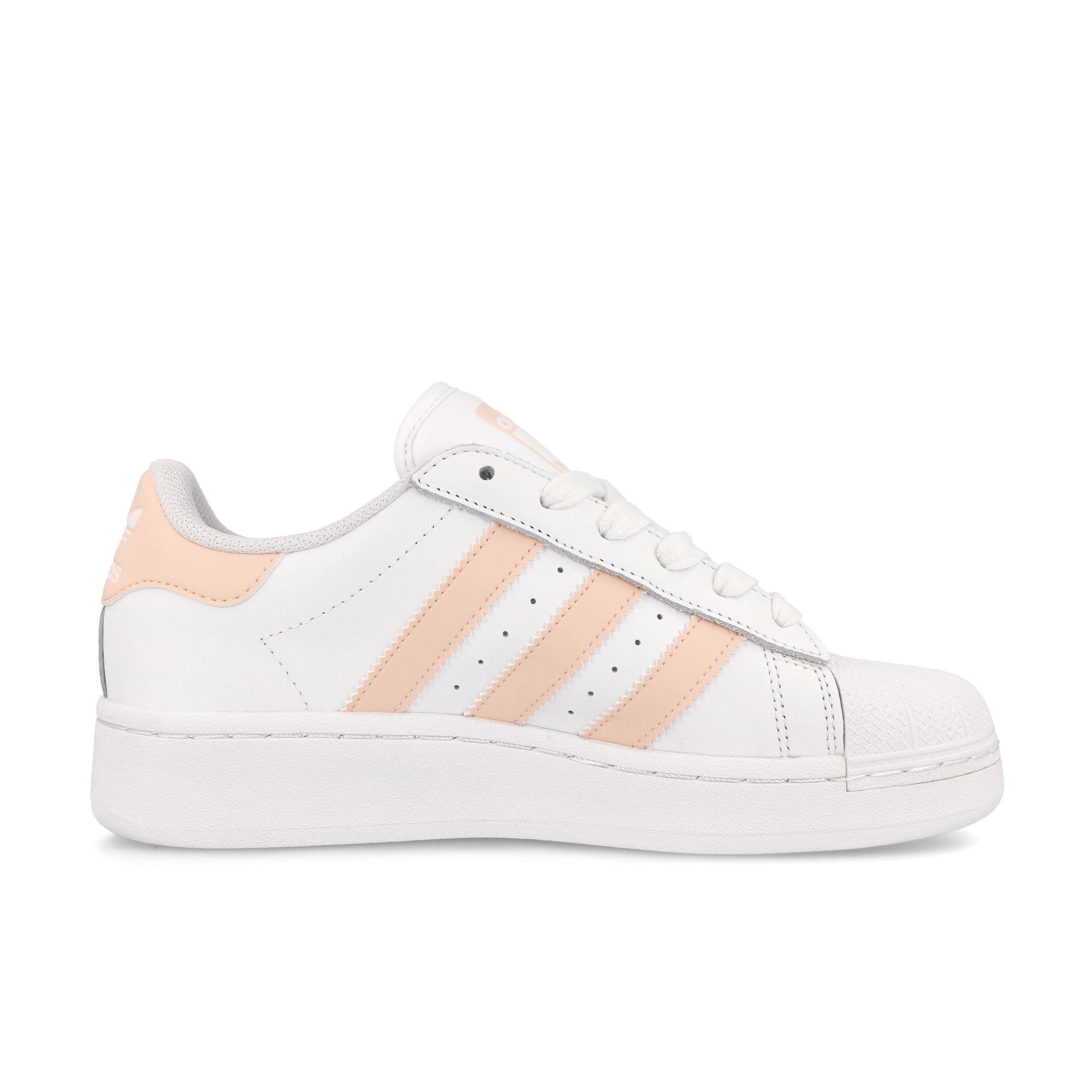 adidas Superstar XLG W Footwear White / Bliss Orange / Footwear White Low Top Sneakers Silhouette | Overkill