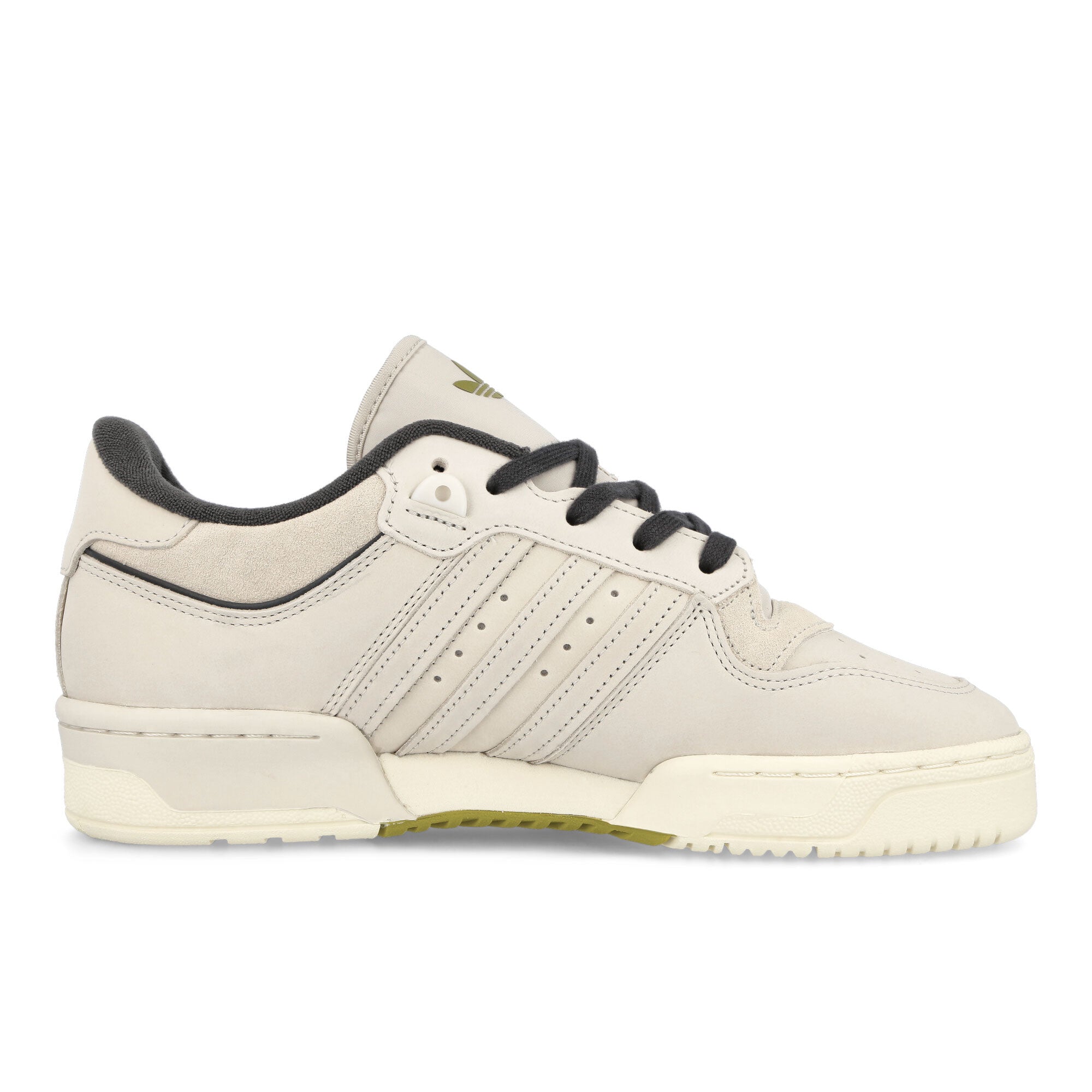 adidas Rivalry Low 86 Core Talc-Carbon-Cream White Sneakers Silhouette | Overkill