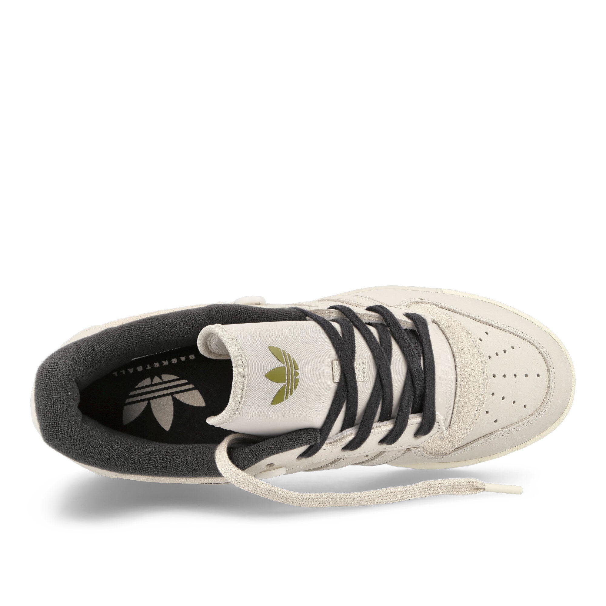 adidas Rivalry Low 86 Core Talc-Carbon-Cream White Sneakers Detailfoto | Overkill