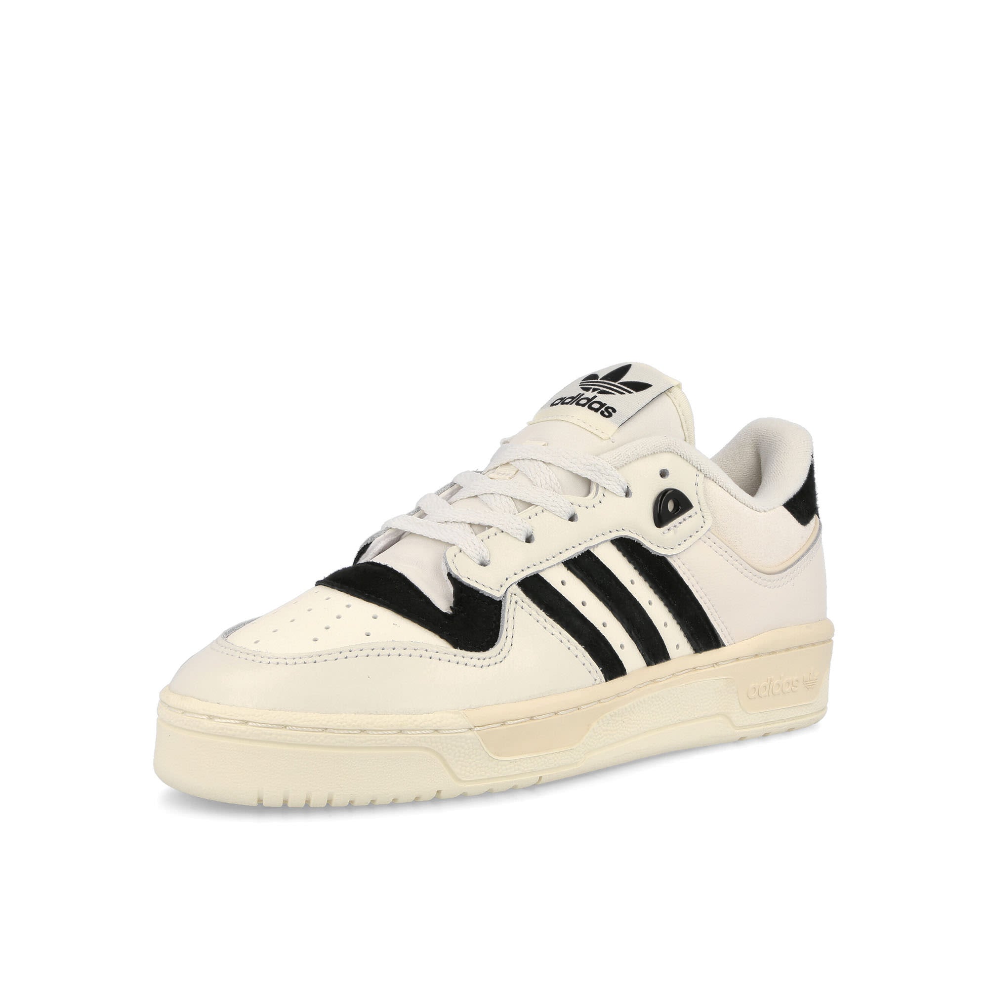 adidas Rivalry Low 86 W Cloud White-Core Black-Wonder White Low Top Sneakers Close Up | Overkill