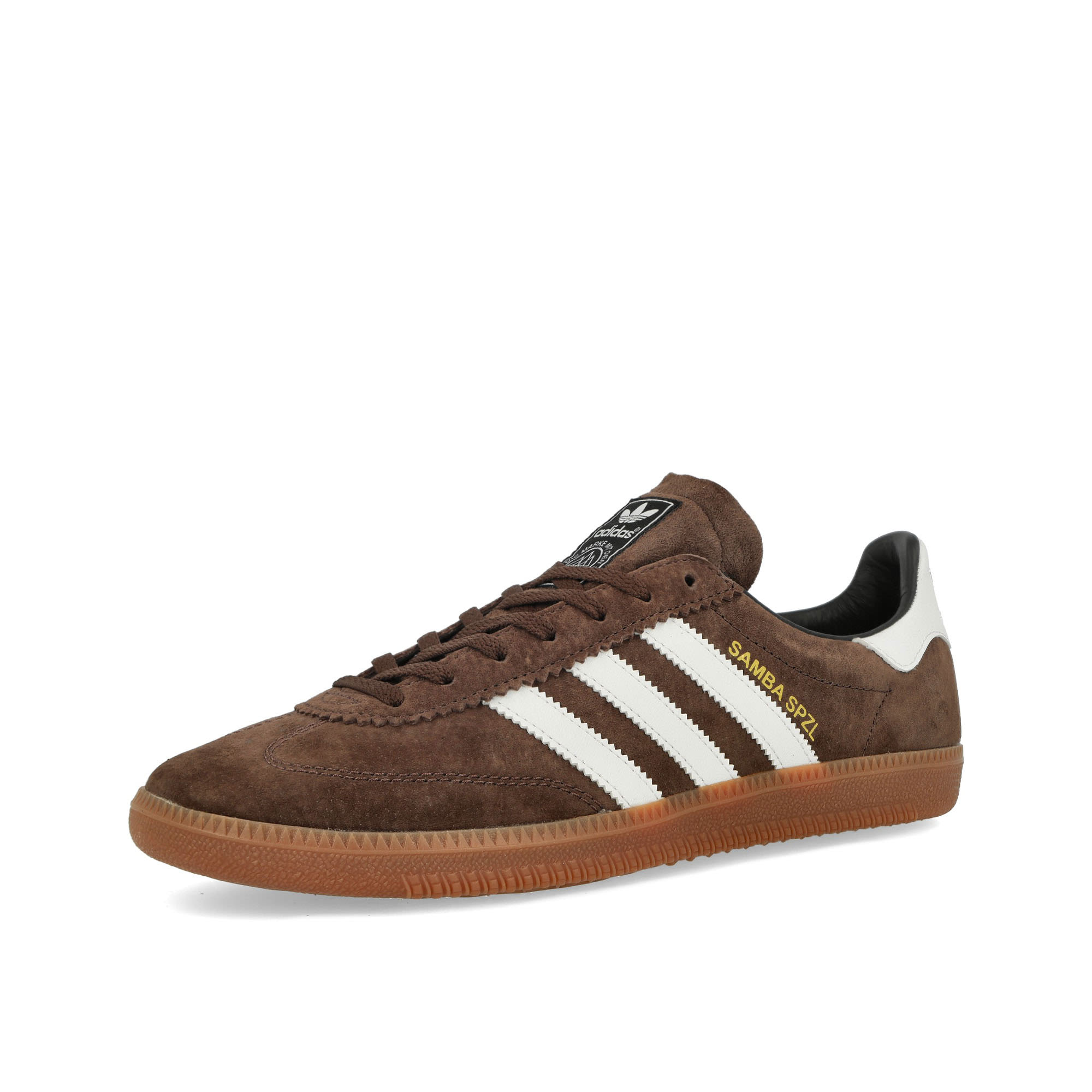 adidas Samba Deco SPZL Brown / Footwear White / GumM2 Sneakers Close Up | Overkill