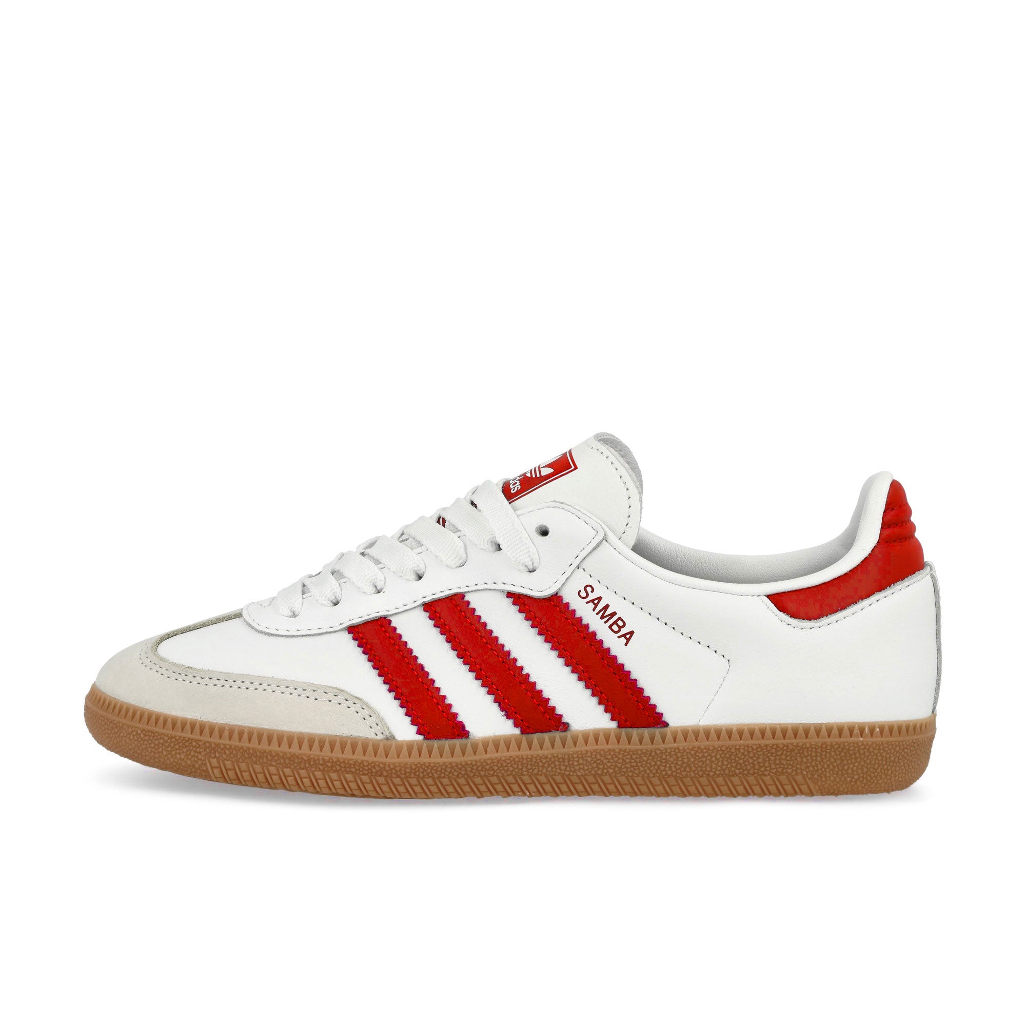 adidas Samba OG W Cloud White / Solar Red / Off White Low Top Sneakers IF6513 | Overkill