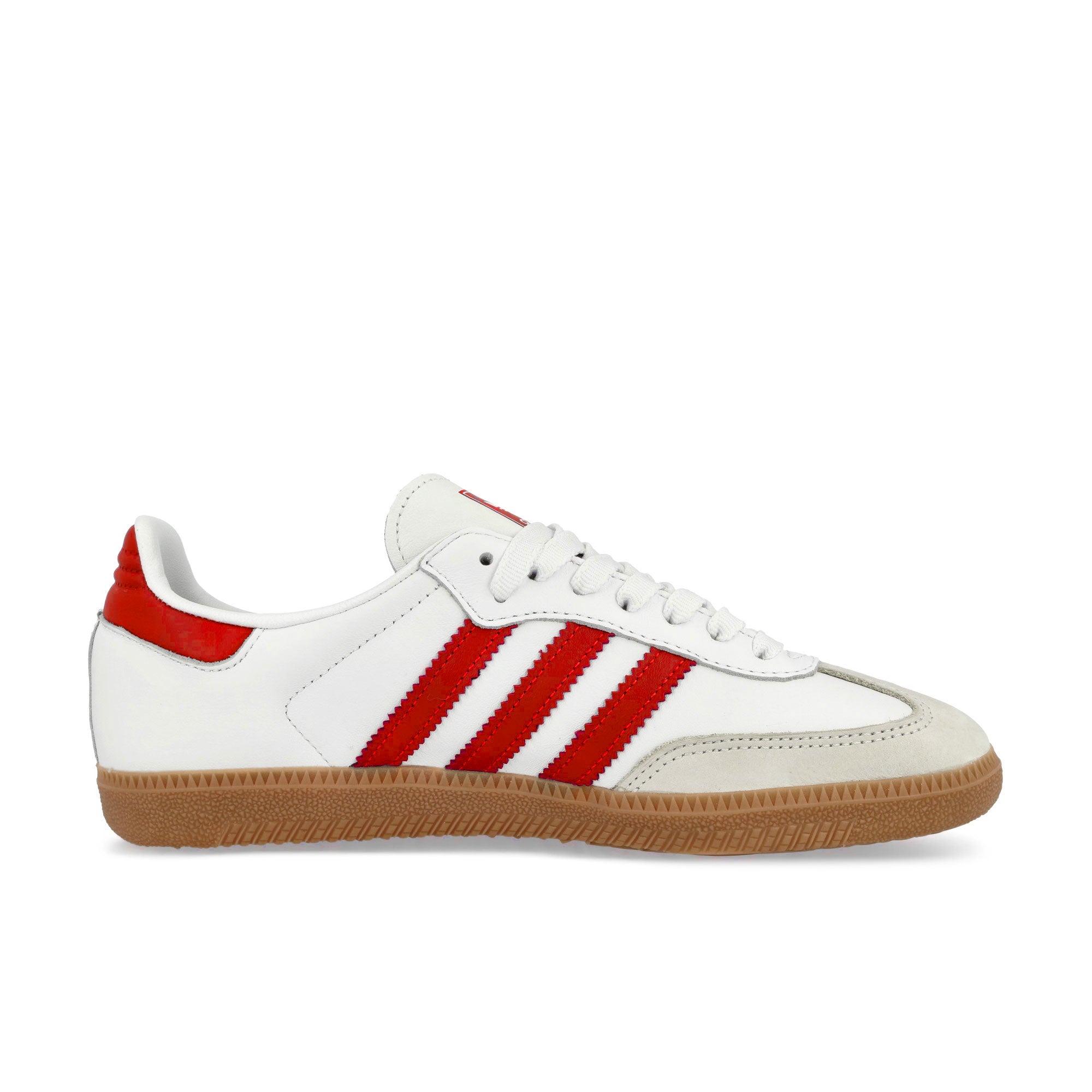 adidas Samba OG W Cloud White / Solar Red / Off White Low Top Sneakers Silhouette | Overkill