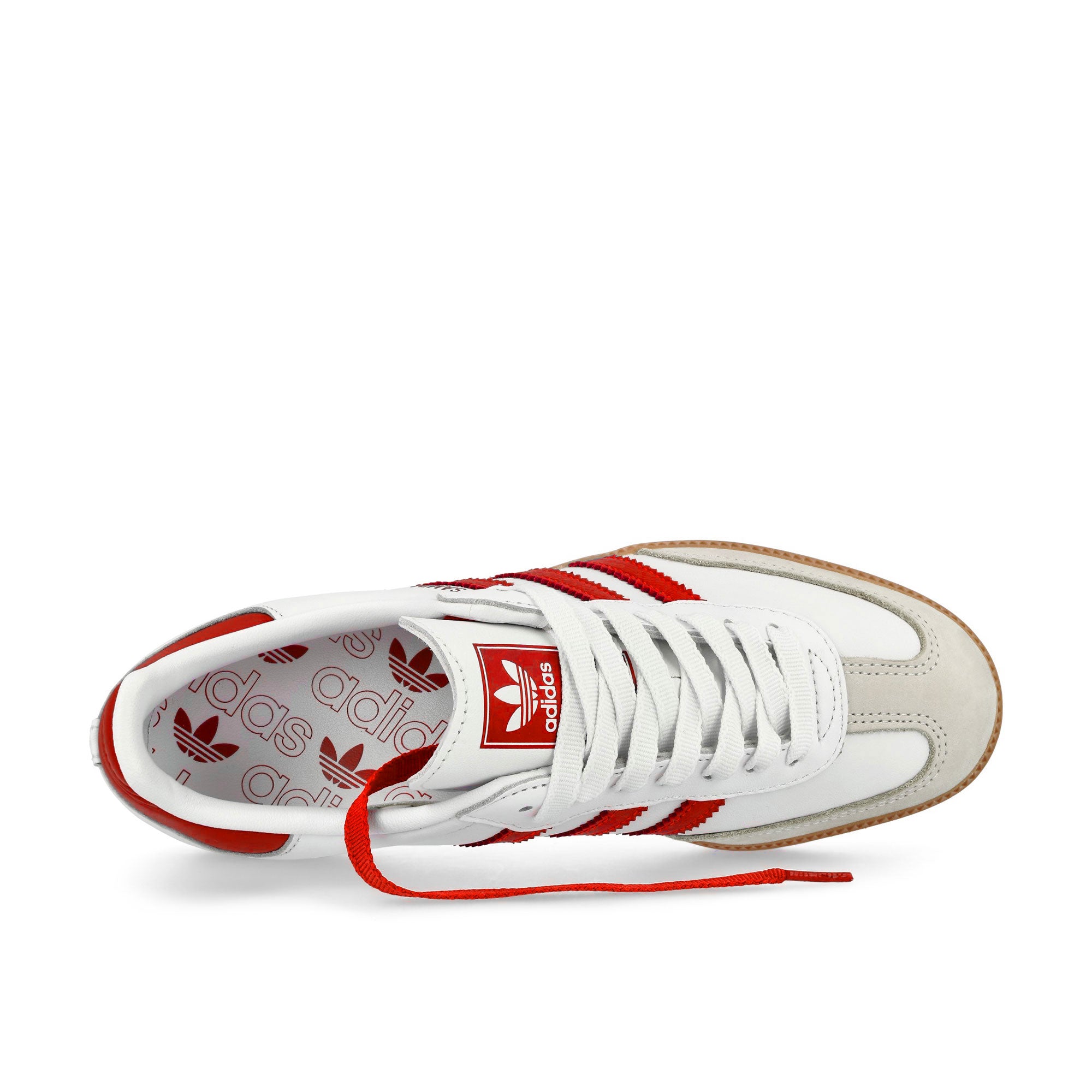 adidas Samba OG W Cloud White / Solar Red / Off White Low Top Sneakers Detailfoto | Overkill