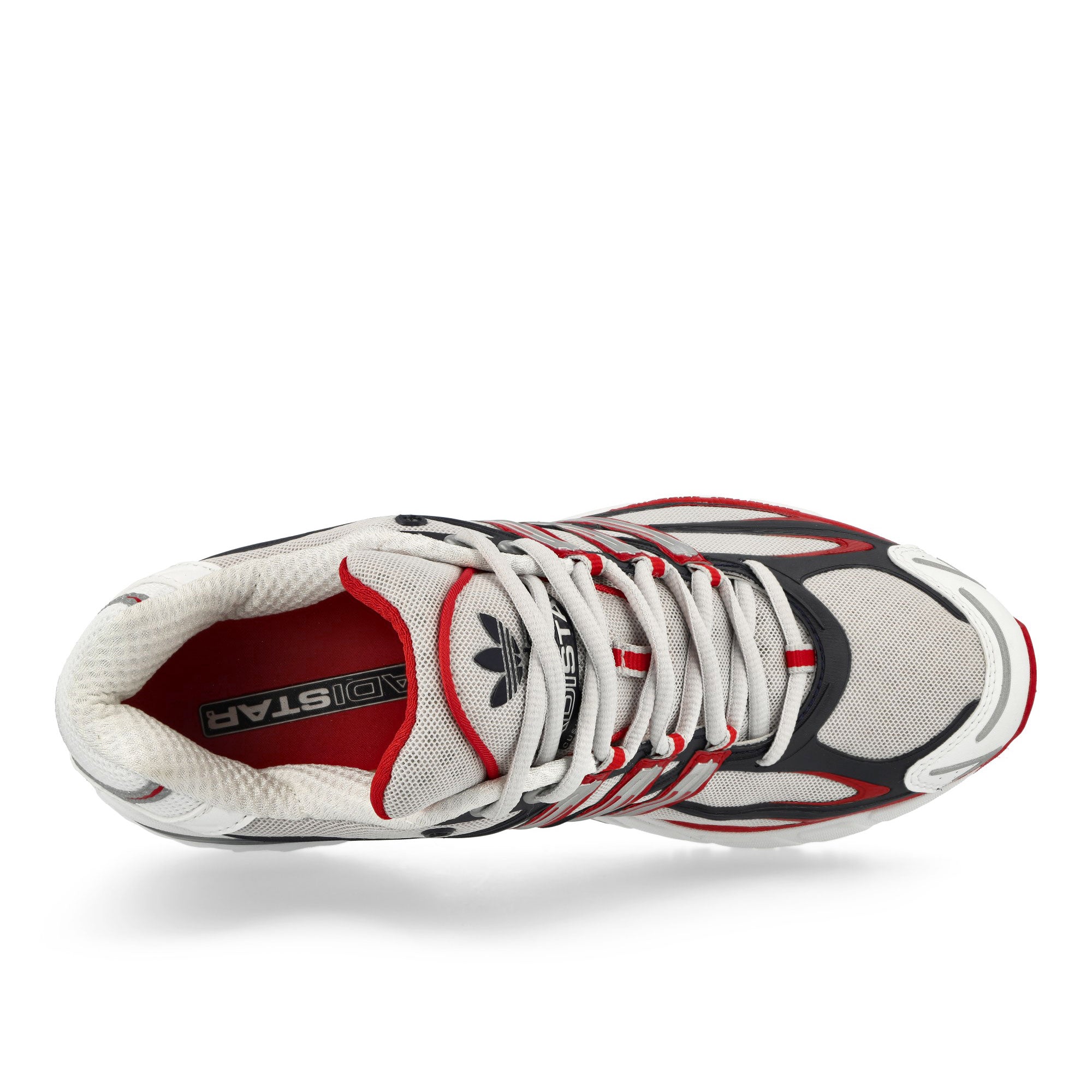 adidas Adistar Cushion Grey One / Beta Scarlet / Night Indigo Low Top Sneakers Detailfoto | Overkill