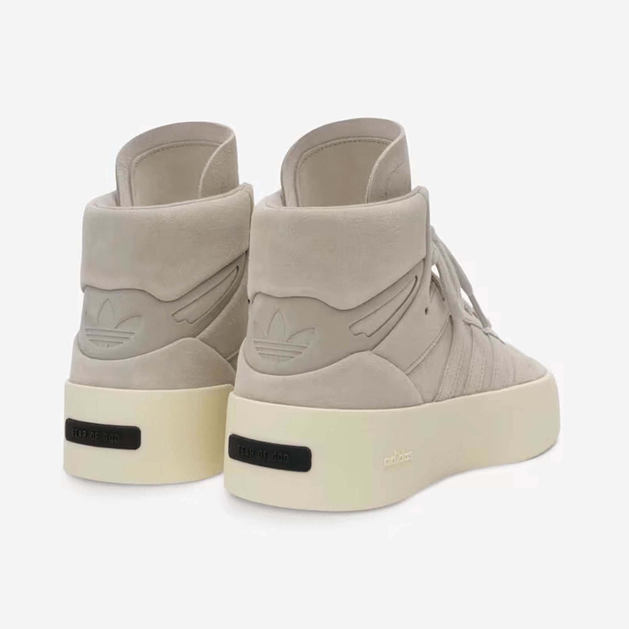 adidas Fear Of God Athletics x adidas 86 Hi Sesame / Sesame / Sesame High Top Sneakers Material | Overkill