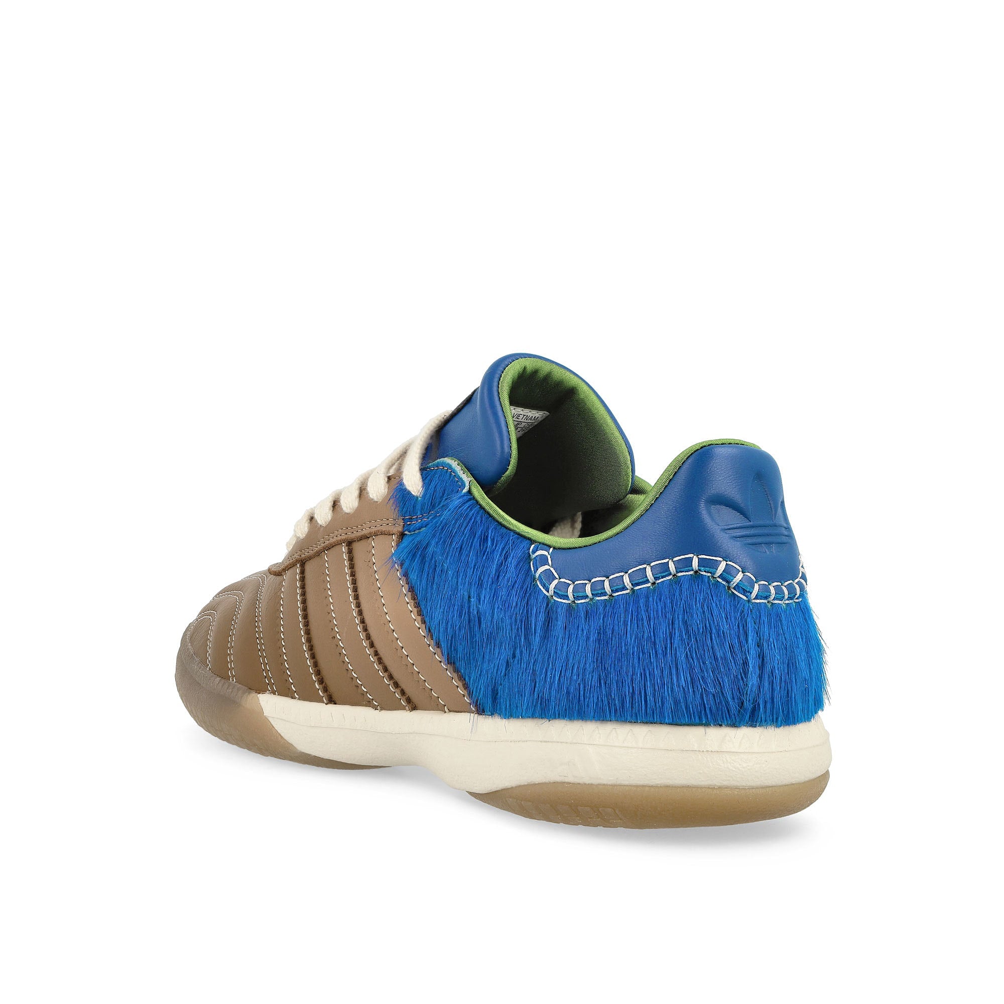 adidas Samba Pony Nappa Supcol / Supcol / Royal Blue Low Top Sneakers Material | Overkill