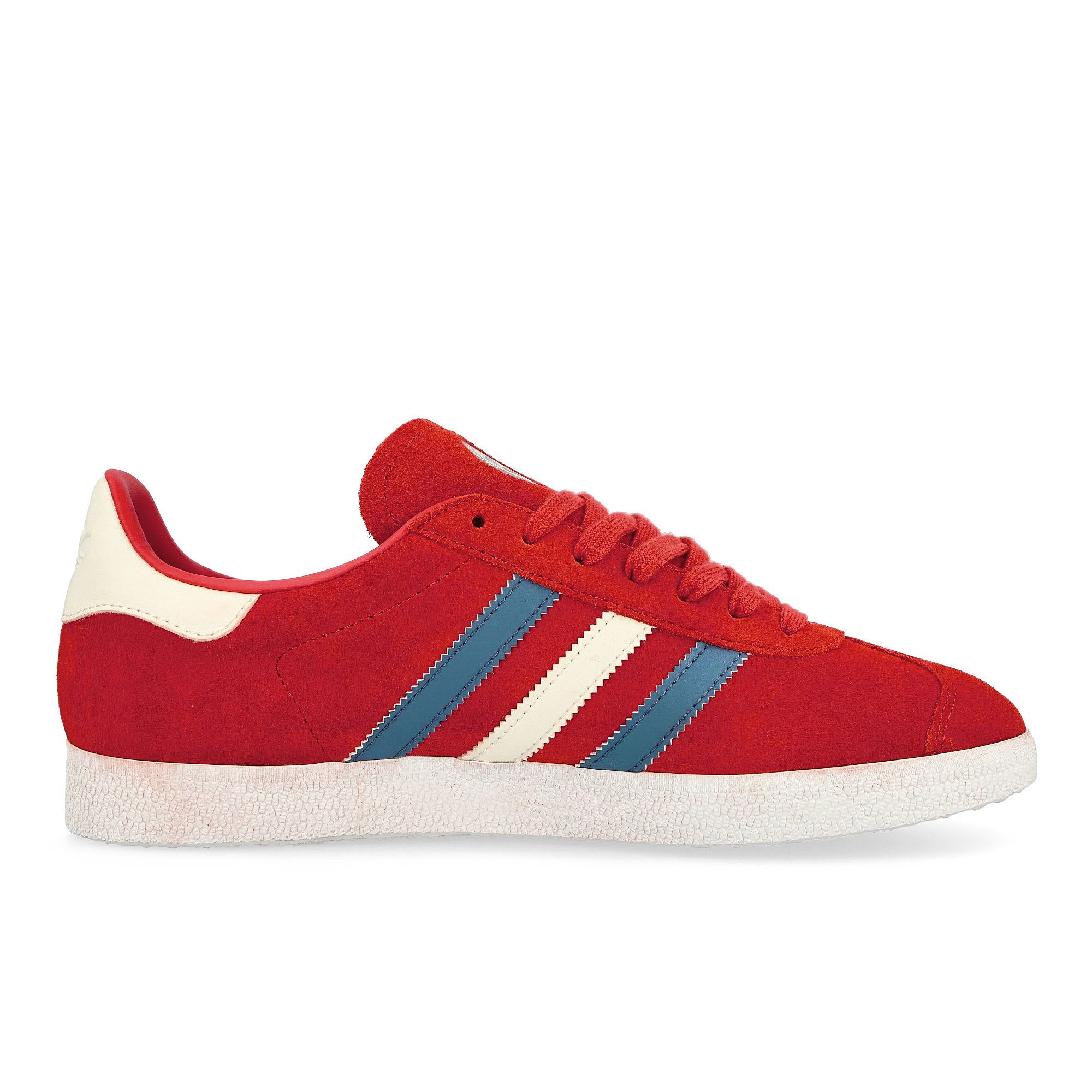 adidas Gazelle Chile Glory Red / Altered Blue / Off White Low Top Sneakers Silhouette | Overkill