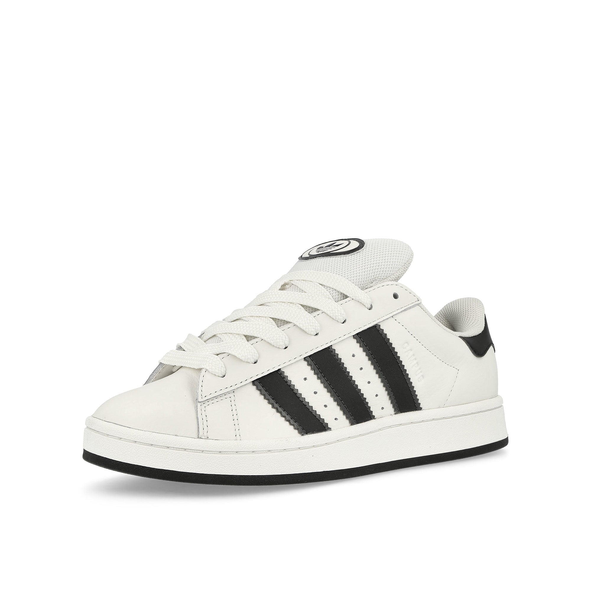 adidas Campus 00s Cream White / Core Black / Off White Low Top Sneakers Close Up | Overkill