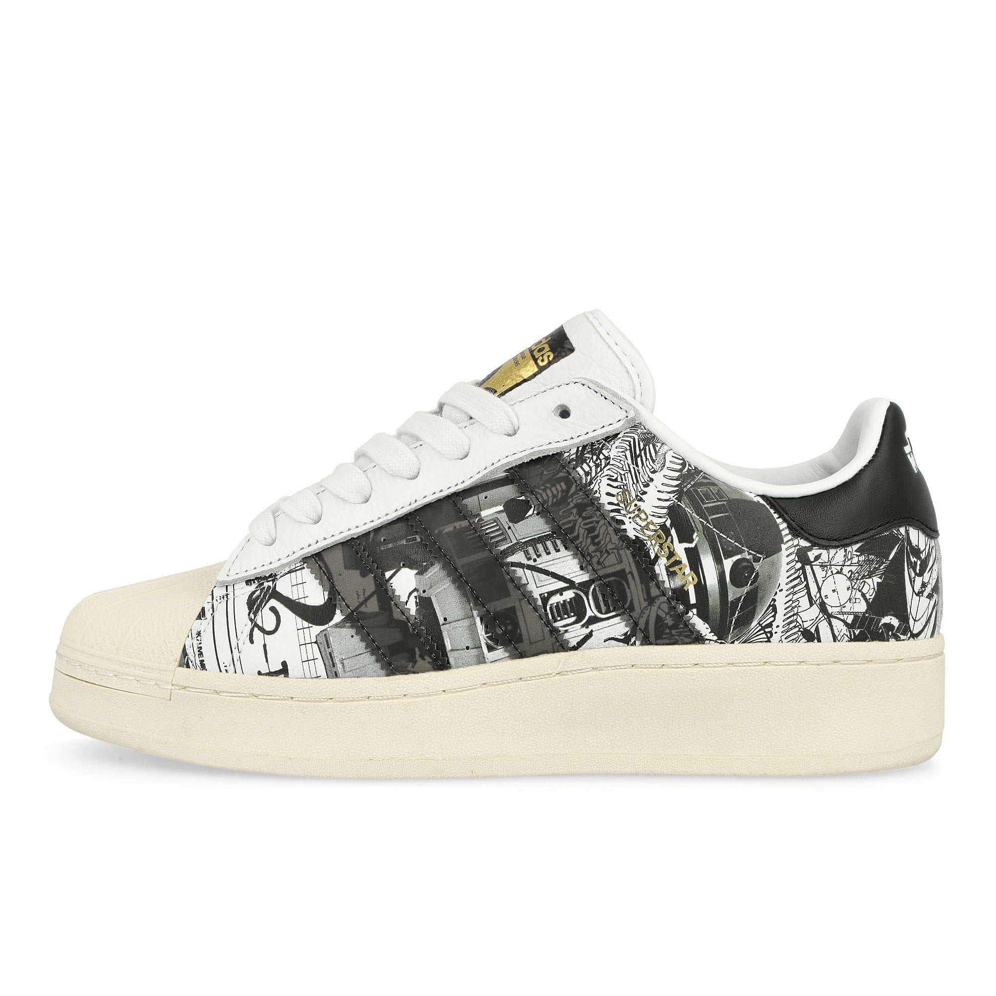 adidas Star Wars x Nanzuka x adidas Superstar XLG Footwear White / Core Black / Gold Low Top Sneakers IF9249 | Overkill