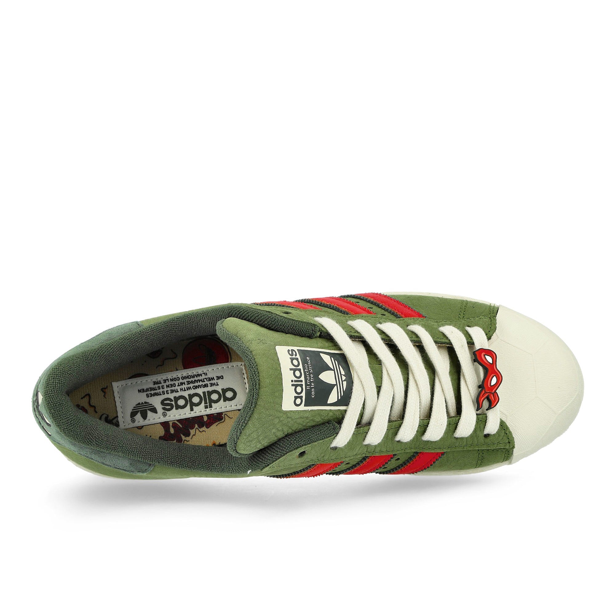 adidas Superstar Shell Toe Craft Green / Pantone / Shadow Green Low Top Sneakers Detail View 1 | Overkill